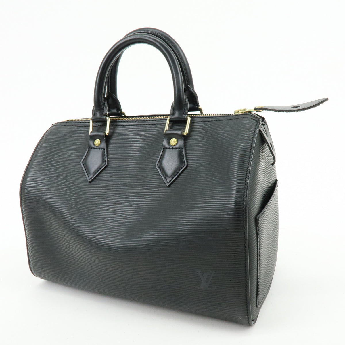Louis Vuitton Epi Leather Speedy 25 Hand Bag Boston Bag Noir M59032
