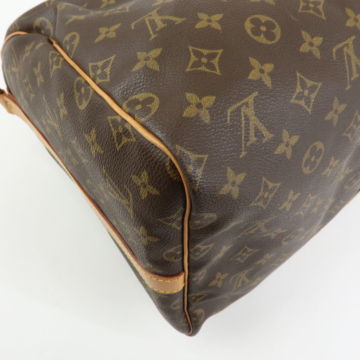 Louis Vuitton Keep All Bandouliere 55 Boston Bag Brown M41414