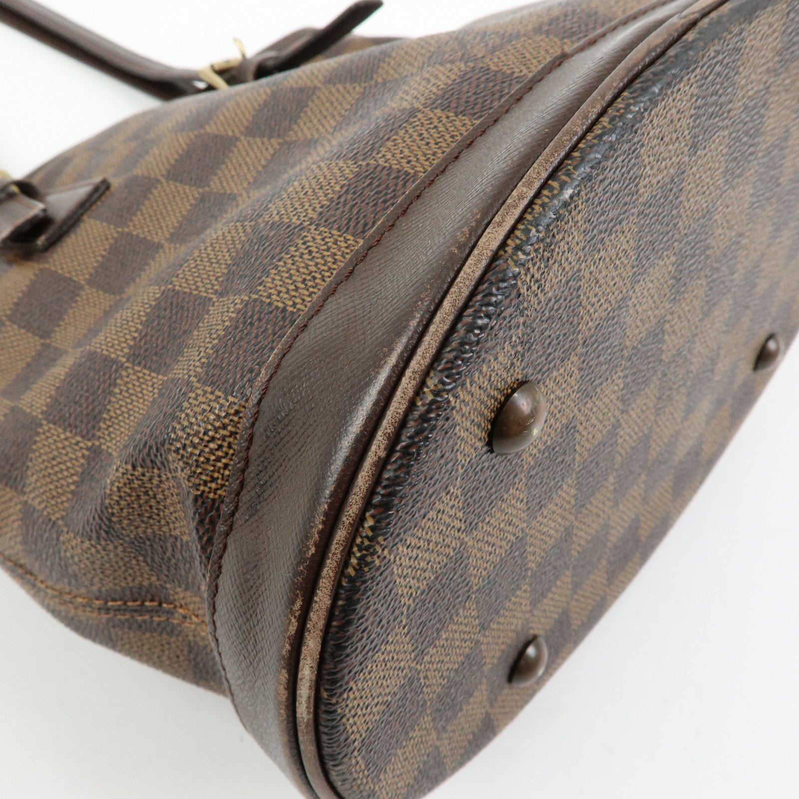 Louis Vuitton Damier Ebene Marais Tote Bag Hand Bag Brown N42240