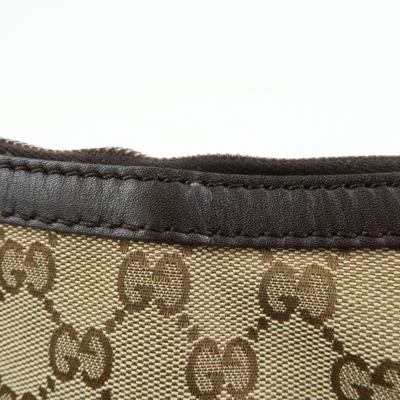 GUCCI Scarlett Interlocking G GG Canvas Leather Shoulder Bag 282298