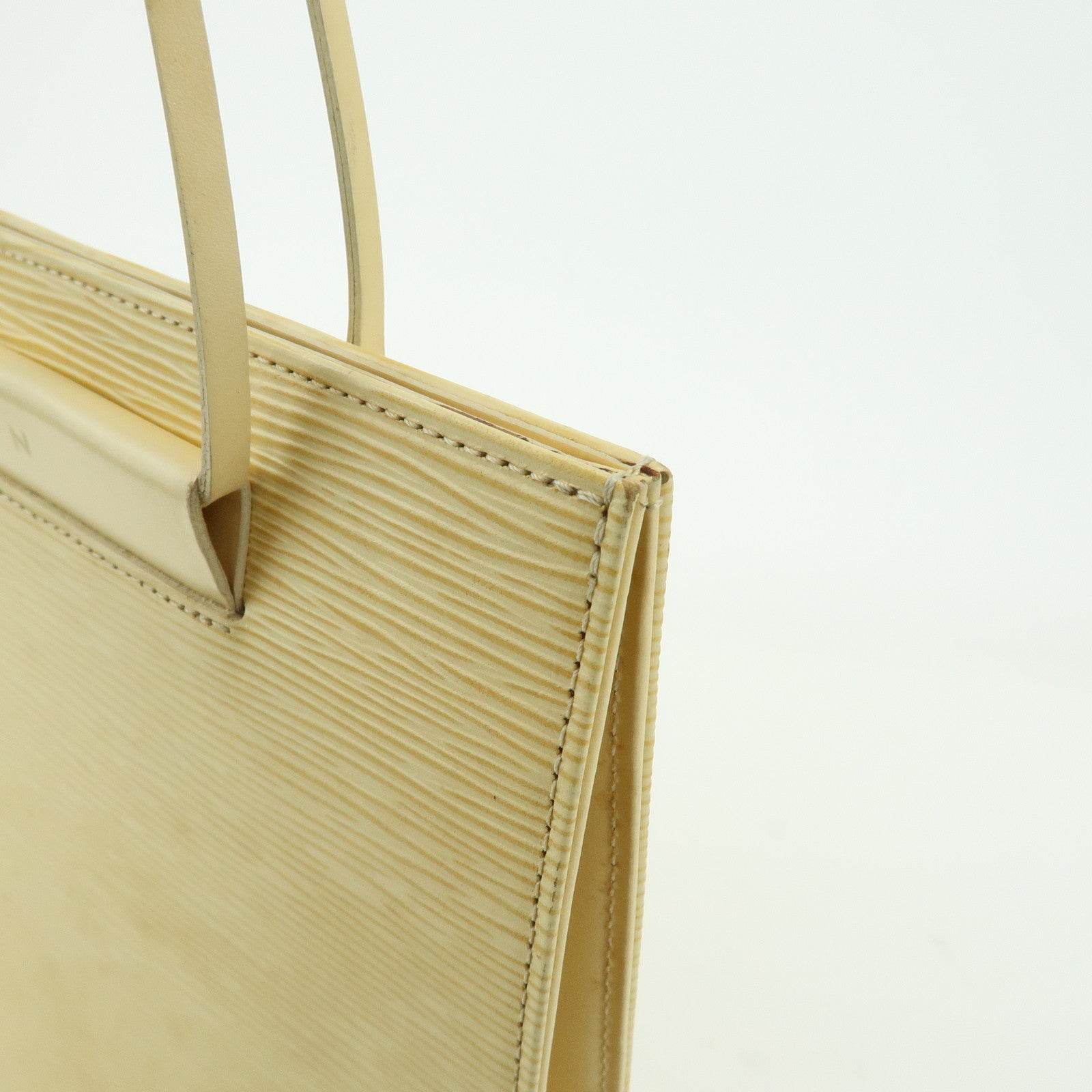 Louis Vuitton Epi Leather Saint Tropez Shoulder Tote Bag Vanilla