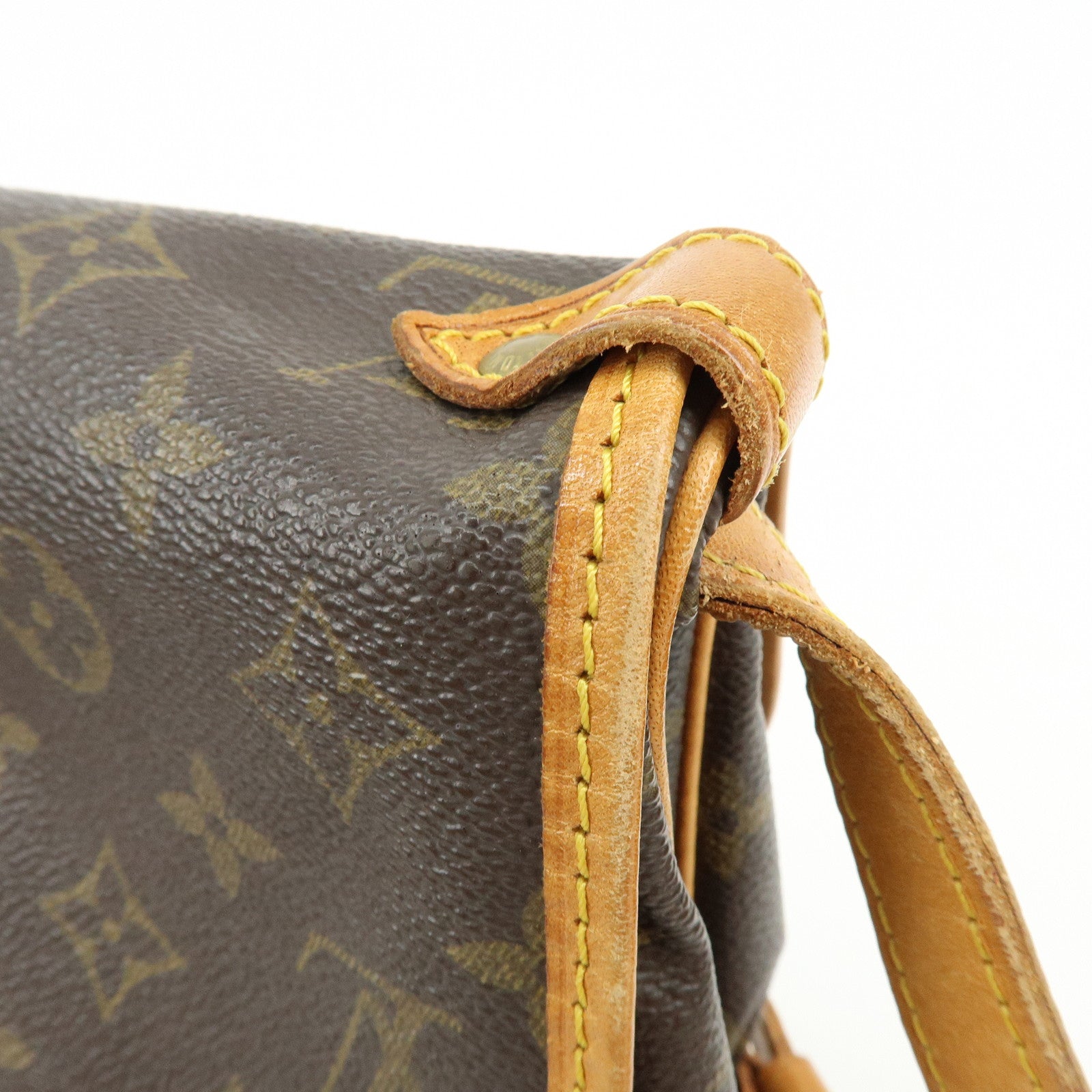 Louis Vuitton Monogram Saumur 30 Canvas Shoulder Bag Brown M42256