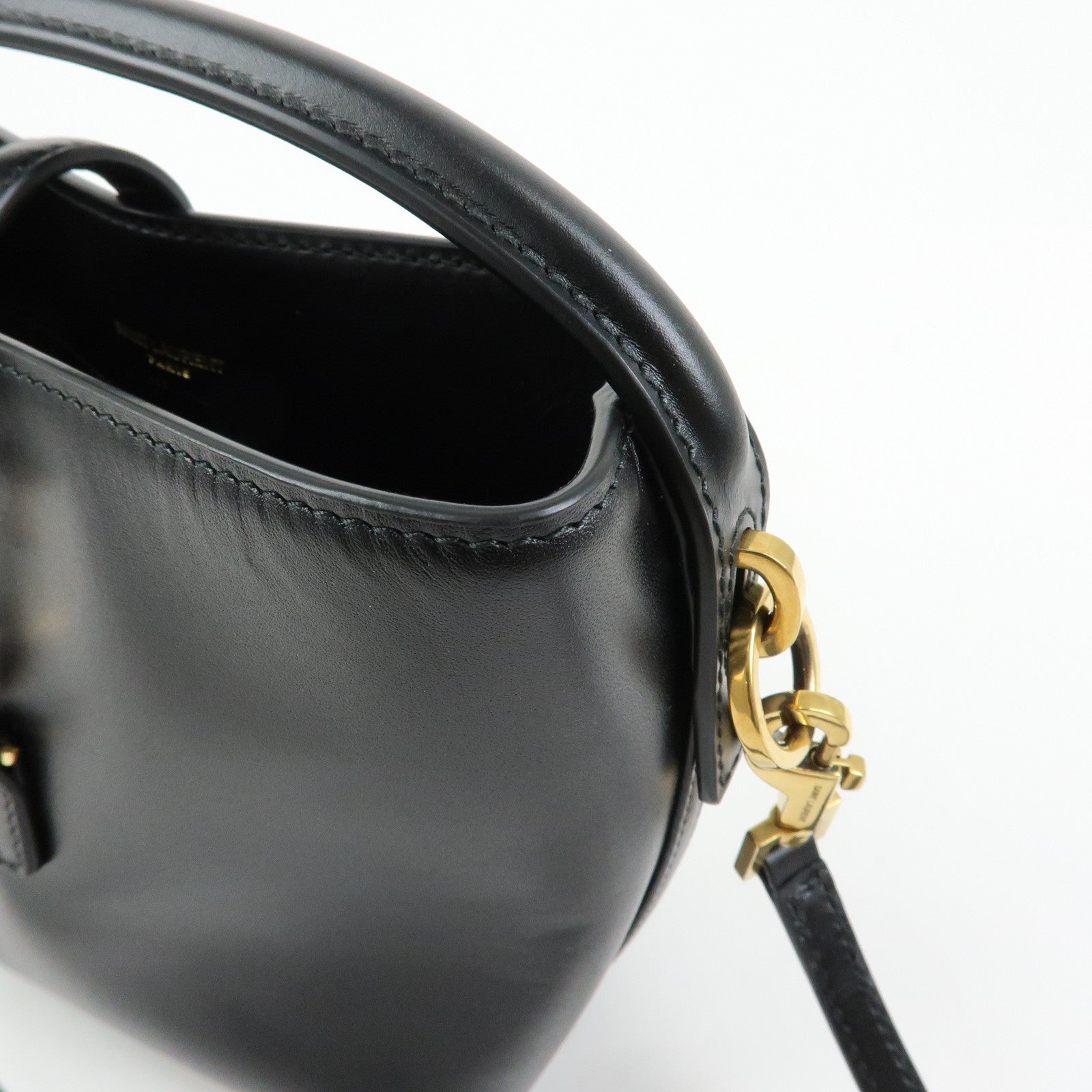 SAINT LAURENT PARIS Cassandra LE 37 Calf Leather 2WAY Mini Bucket Bag