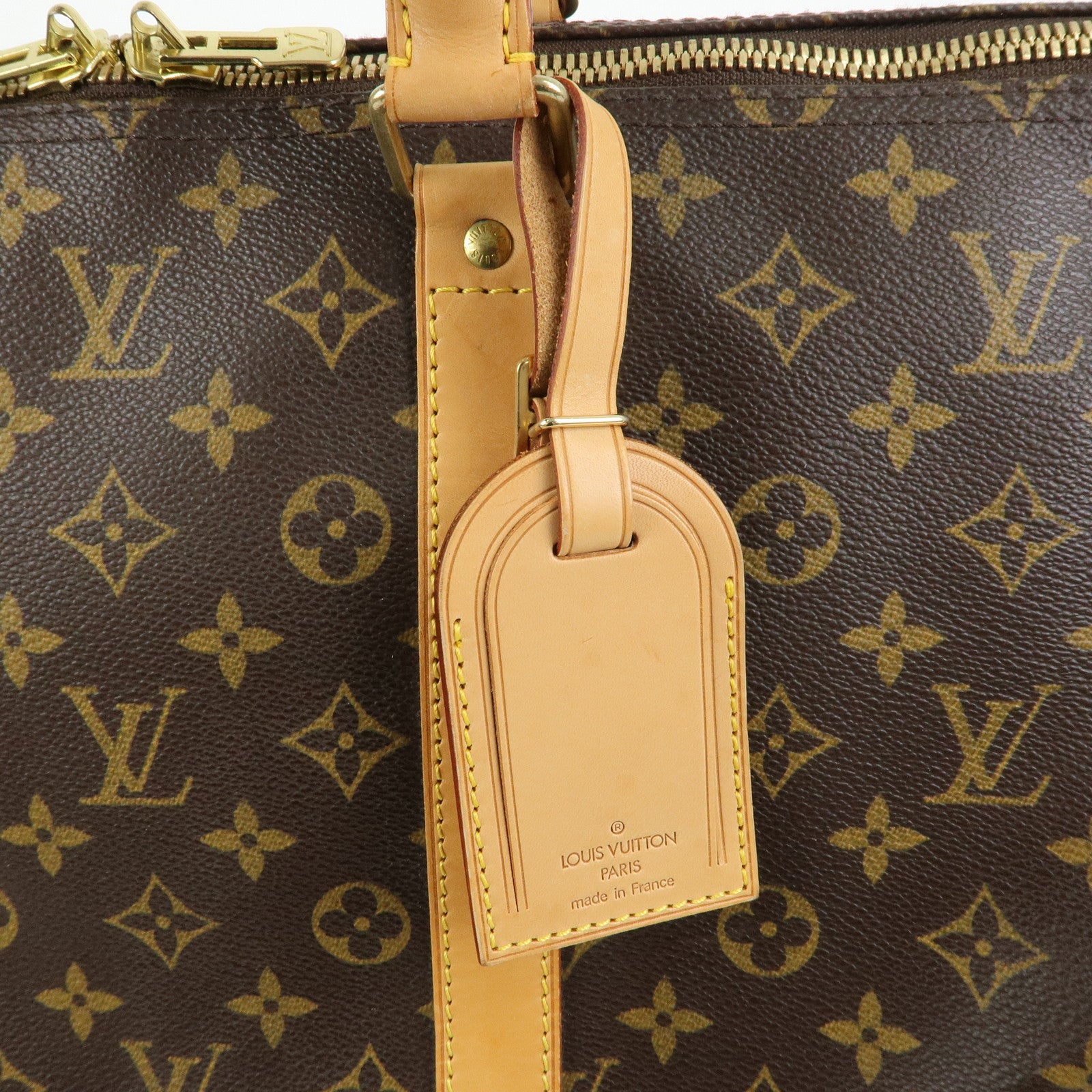 Louis Vuitton Monogram Keep All Bandouliere 55 Boston Bag M41414