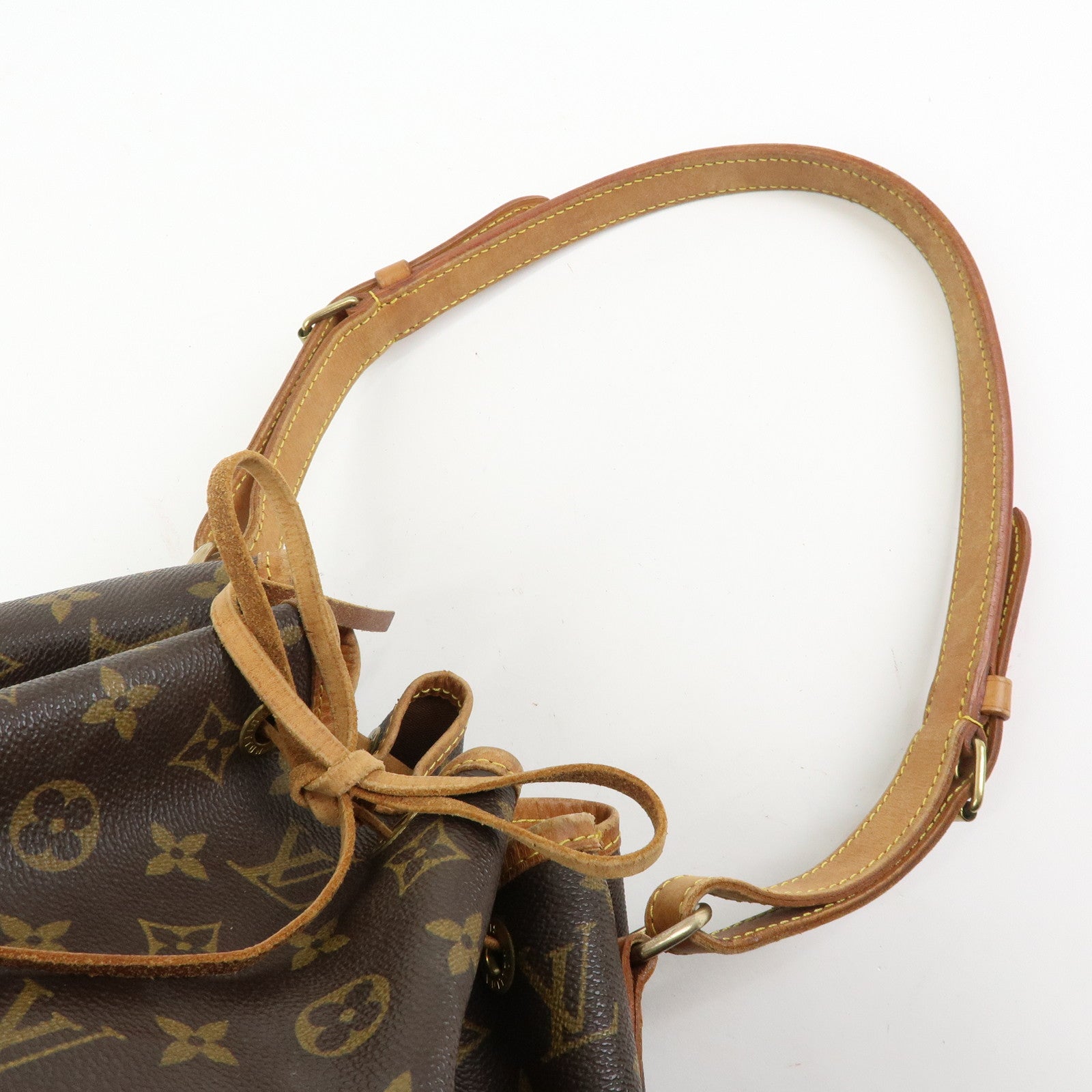 Louis Vuitton Monogram Petit Noe Shoulder Bag Brown M42226