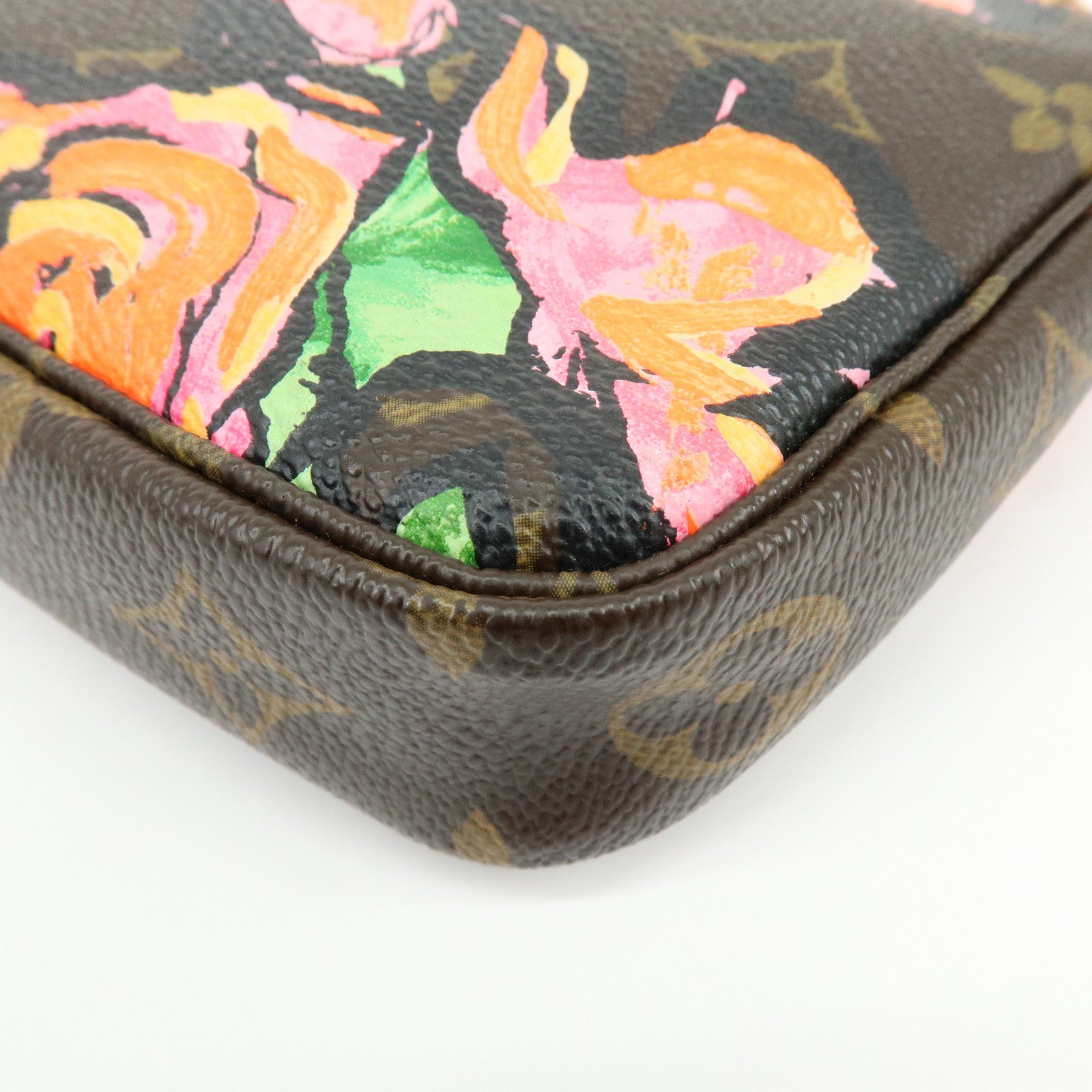 Louis Vuitton Monogram Rose Pochette Accessoires Hand Bag Pouch M48615