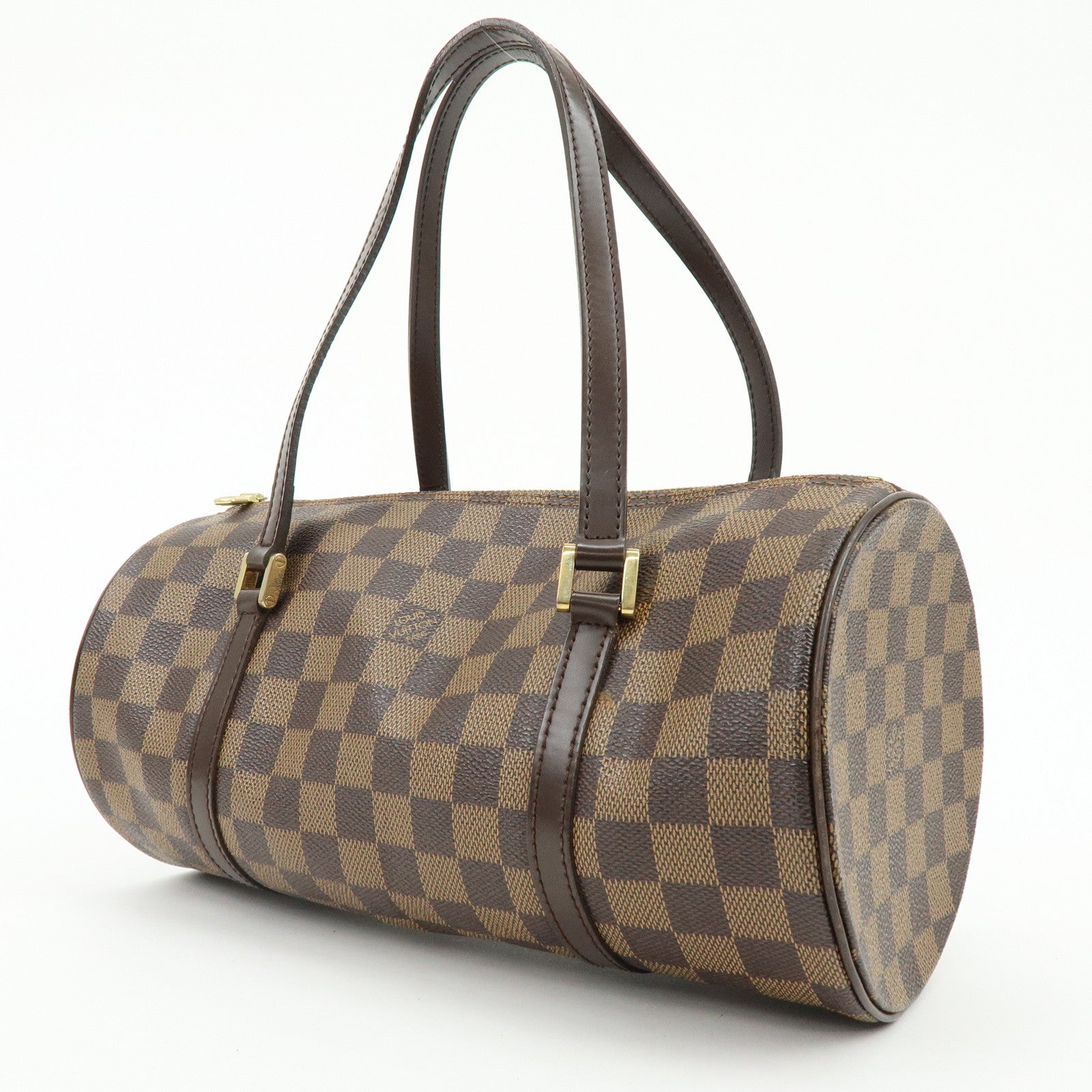 Louis Vuitton Damier Ebene Papillon 30 Hand Bag Brown N51303
