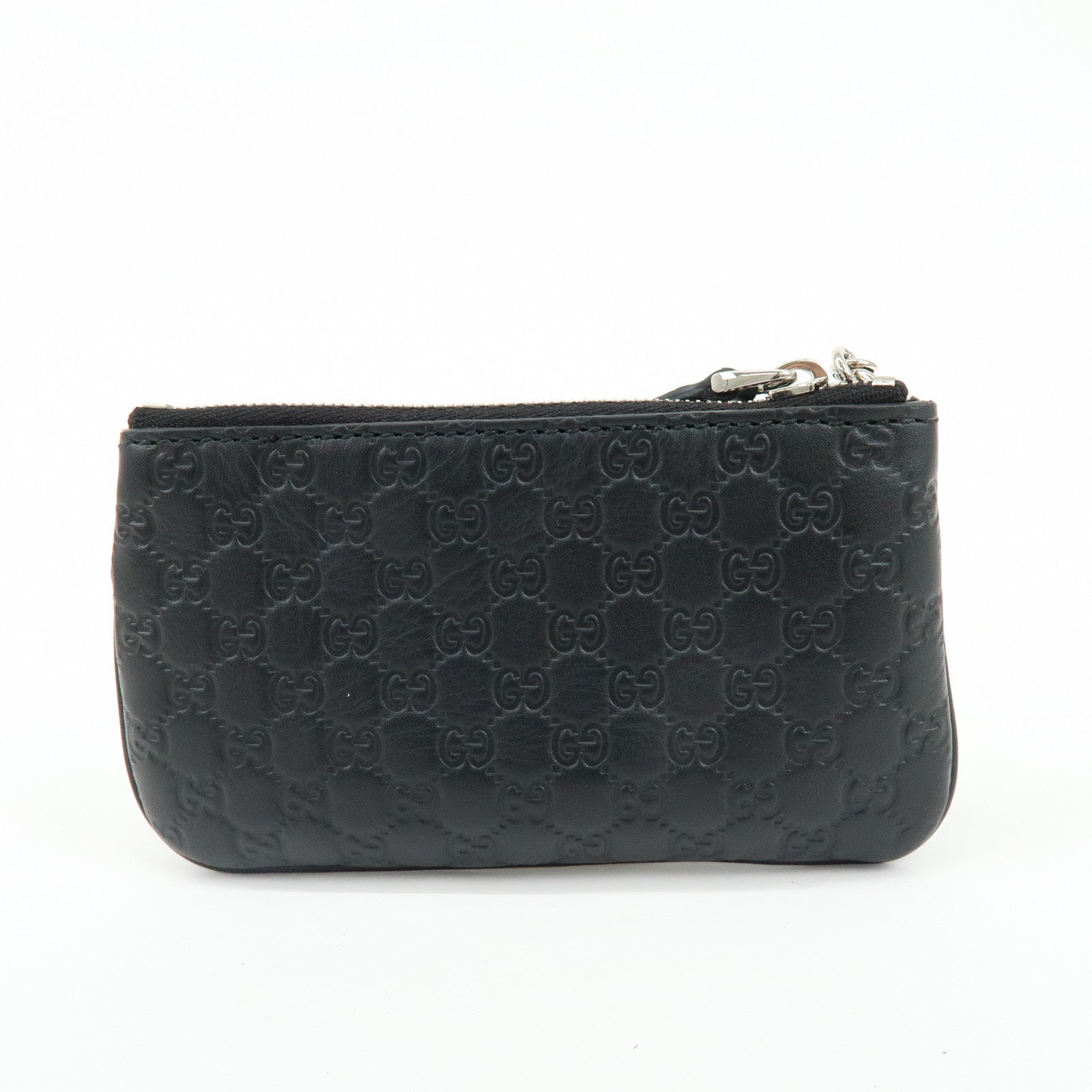GUCCI  Microguccissima Calf Leather Coin Case Black 544476