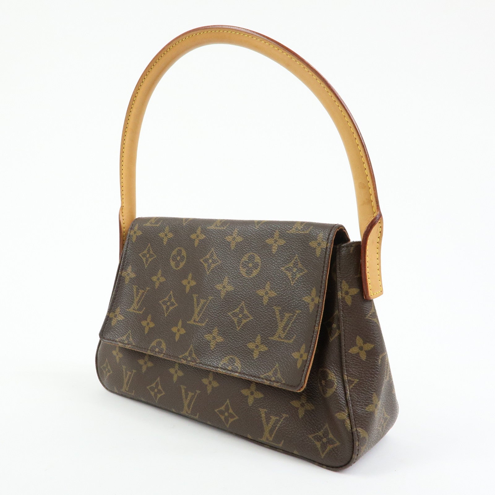 Louis Vuitton Monogram Mini Looping Shoulder Bag Brown M51147