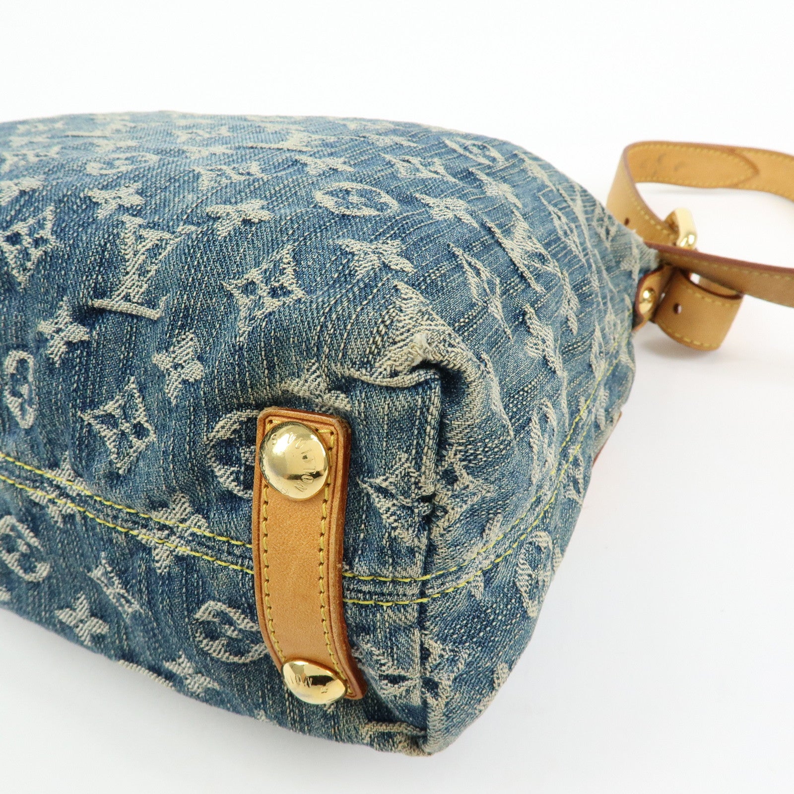 Louis Vuitton Monogram Denim Baggy PM 2Way Bag Shoulder Bag M95049 Lot