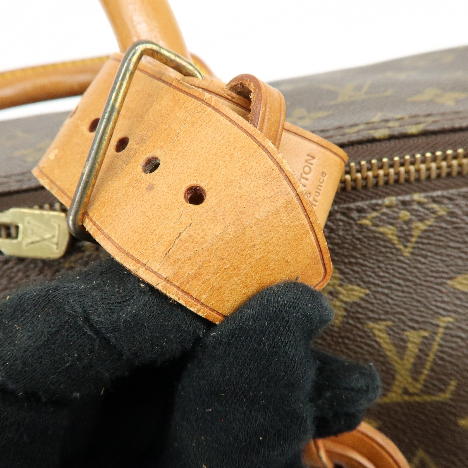 Louis Vuitton Keep All Bandouliere 50 Boston Bag Brown M41416