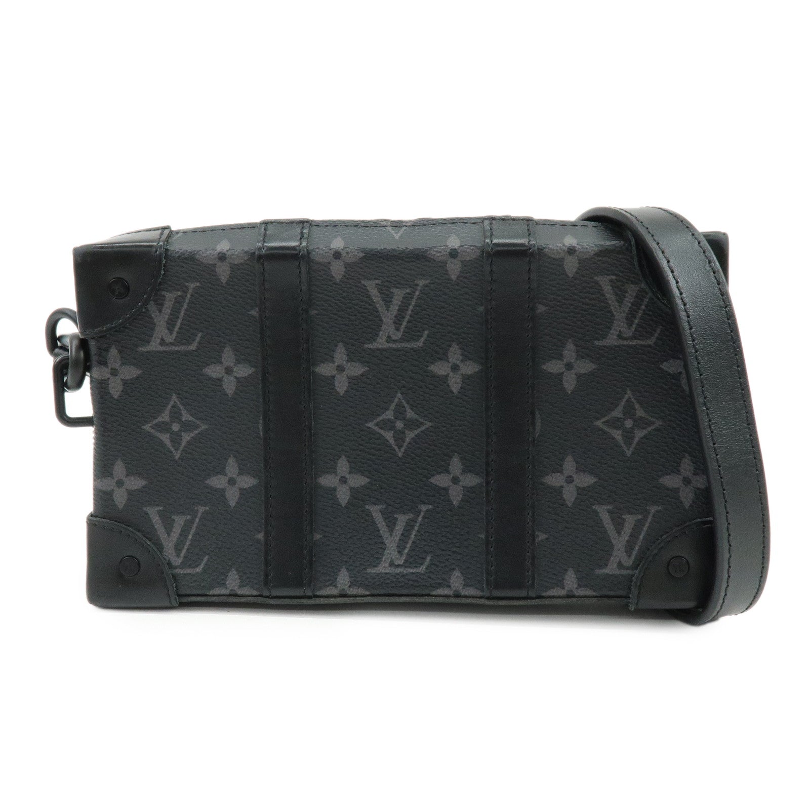 Louis Vuitton Monogram Eclipse Soft Trunk Wallet Shoulder Bag M69838