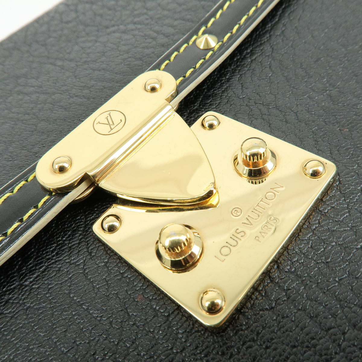 Louis Vuitton Suhari L'Aimable Leather Hand Bag Noir M92847