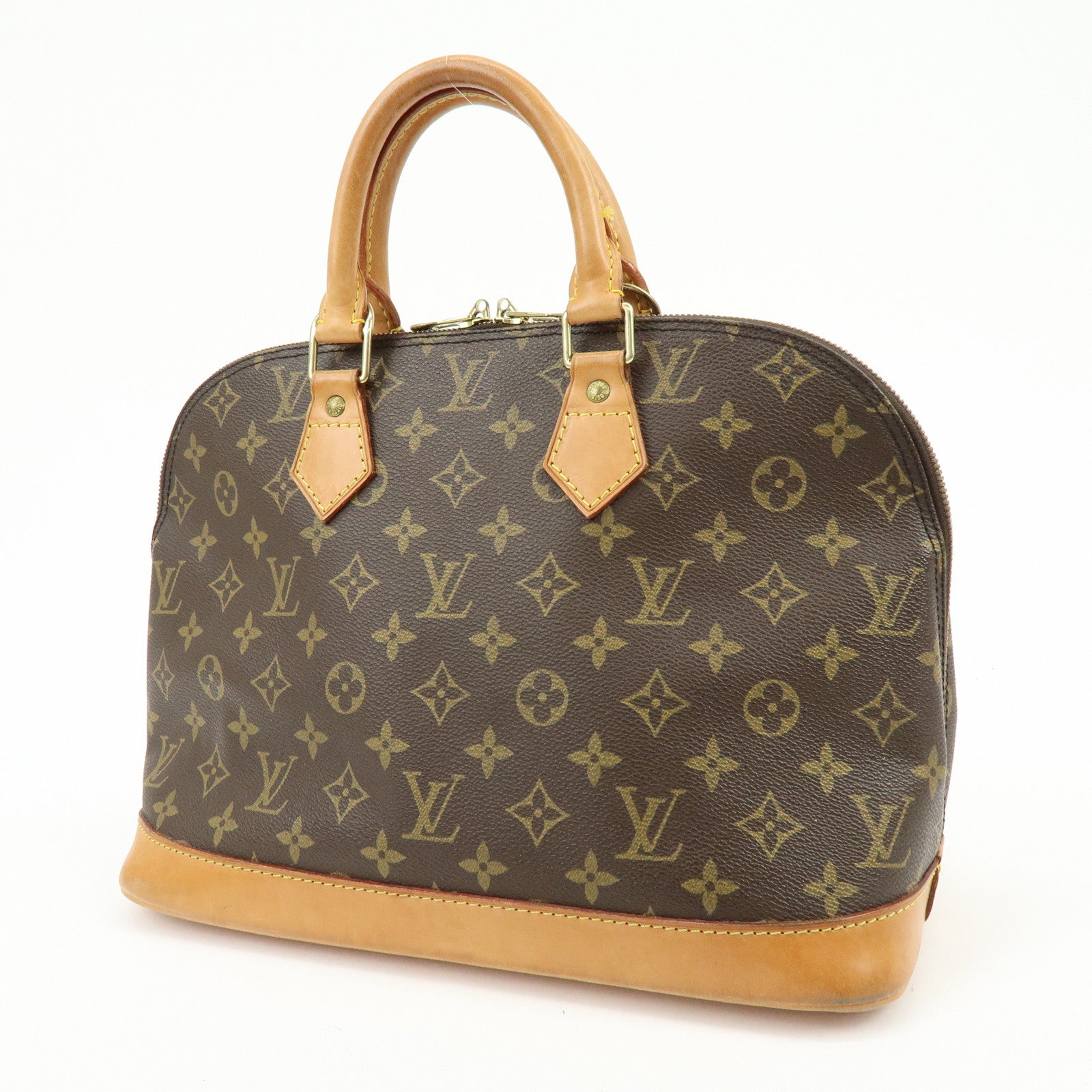 Louis Vuitton Monogram Canvas Alma Hand Bag Brown M51130