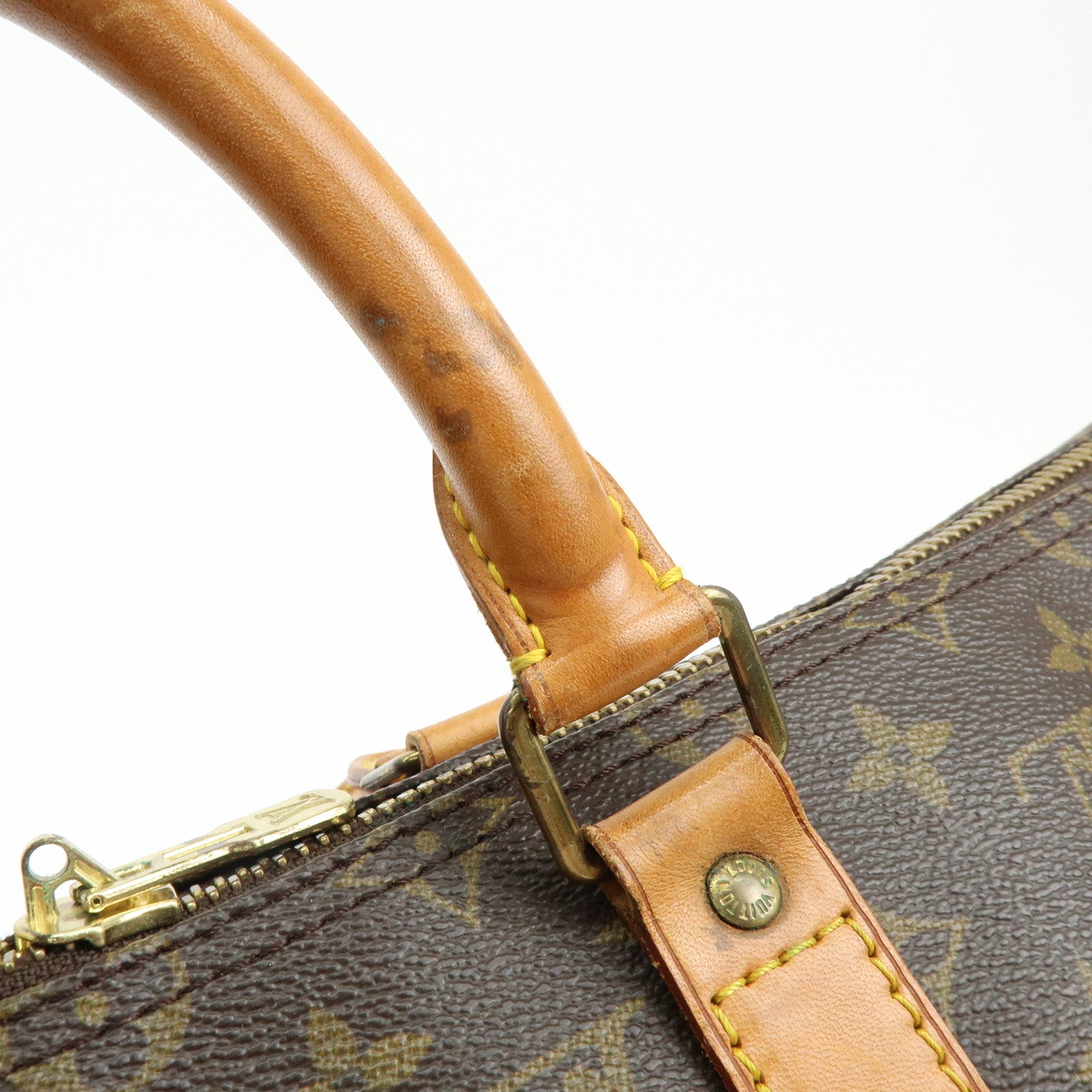 Louis Vuitton Monogram Keep All 50 Boston Bag Brown M41426