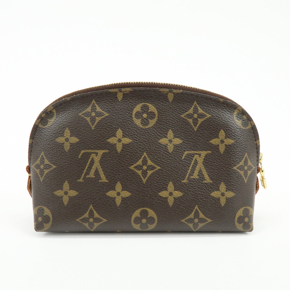 Louis Vuitton Monogram Pochette Cosmetic PM Pouch Brown M47515