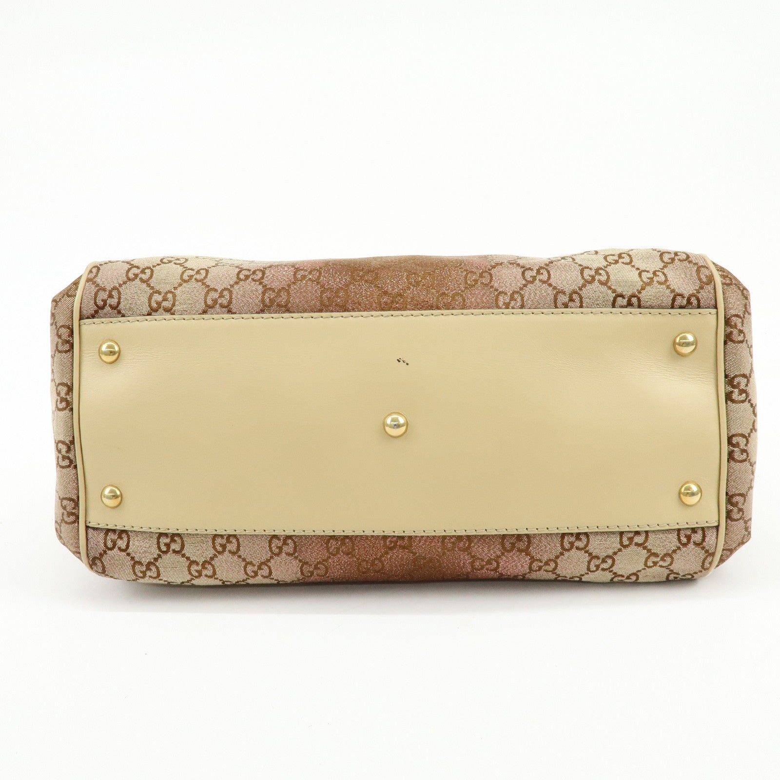 GUCCI Interlocking G Scarlett GG Canvas Leather 2Way Hand Shoulder Bag