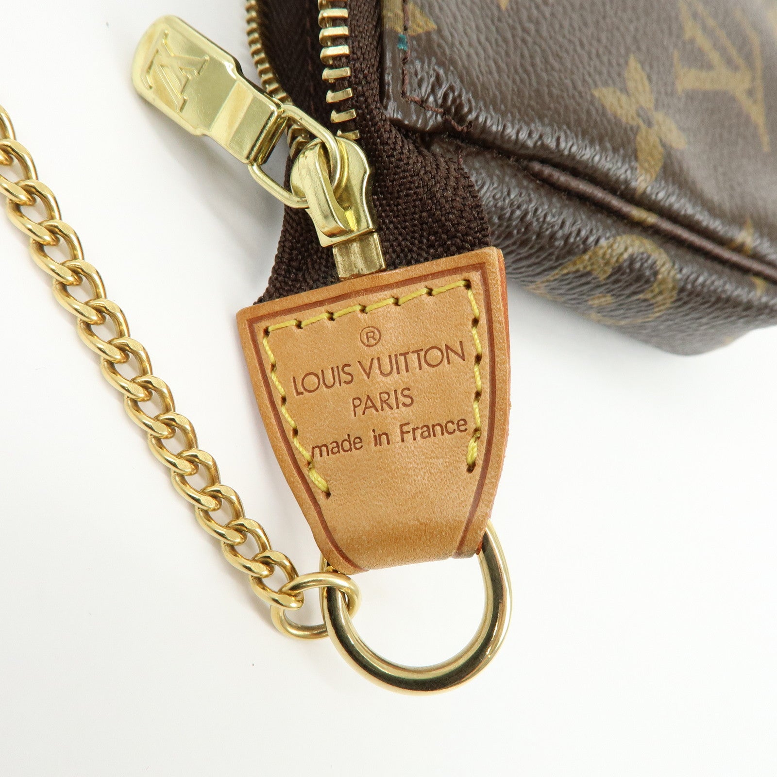 Louis Vuitton Monogram T&B Mini Pochette Accessoires Hand Bag M60153