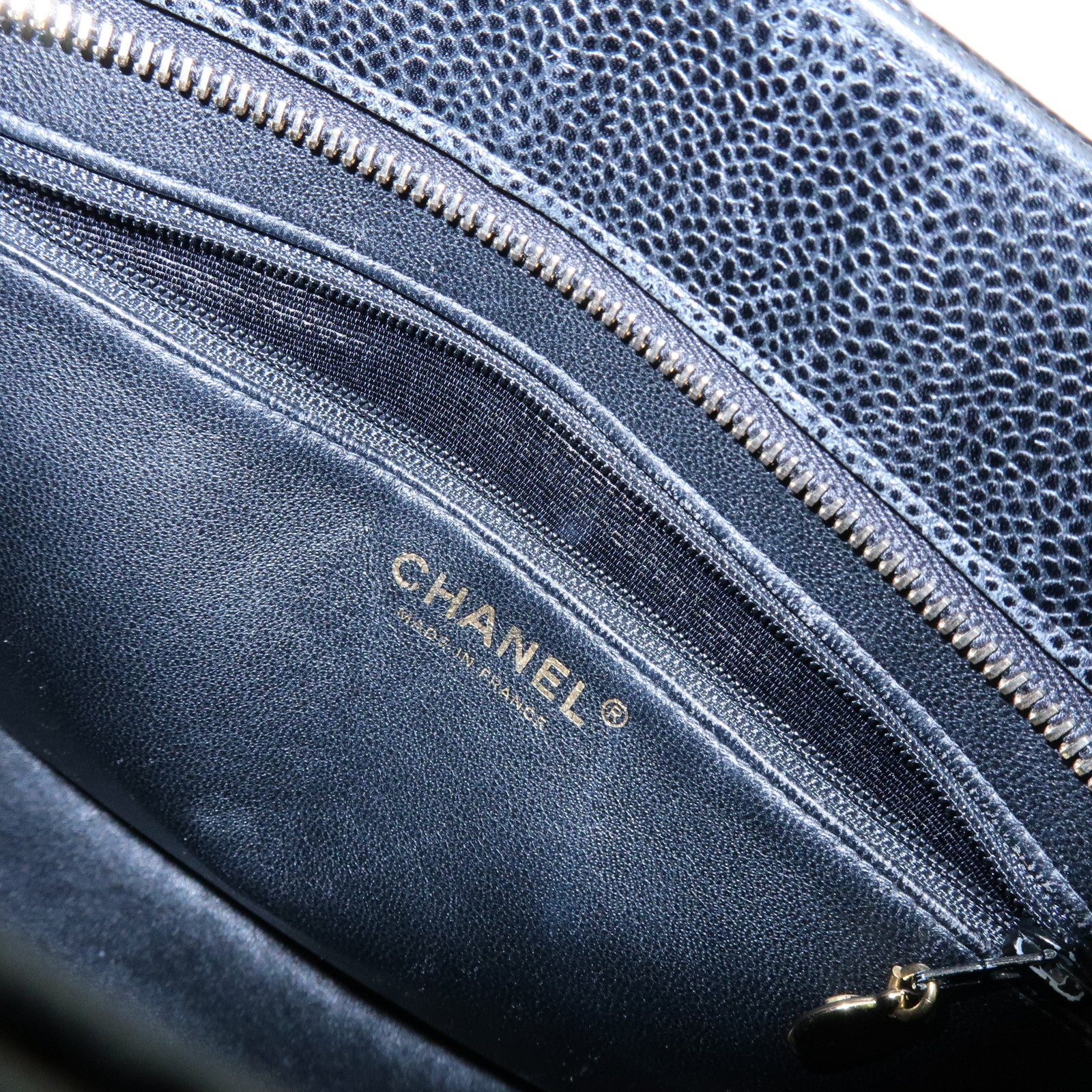 CHANEL Matelasse COCO Mark Medallion Tote Bag Hand Bag Black A01804