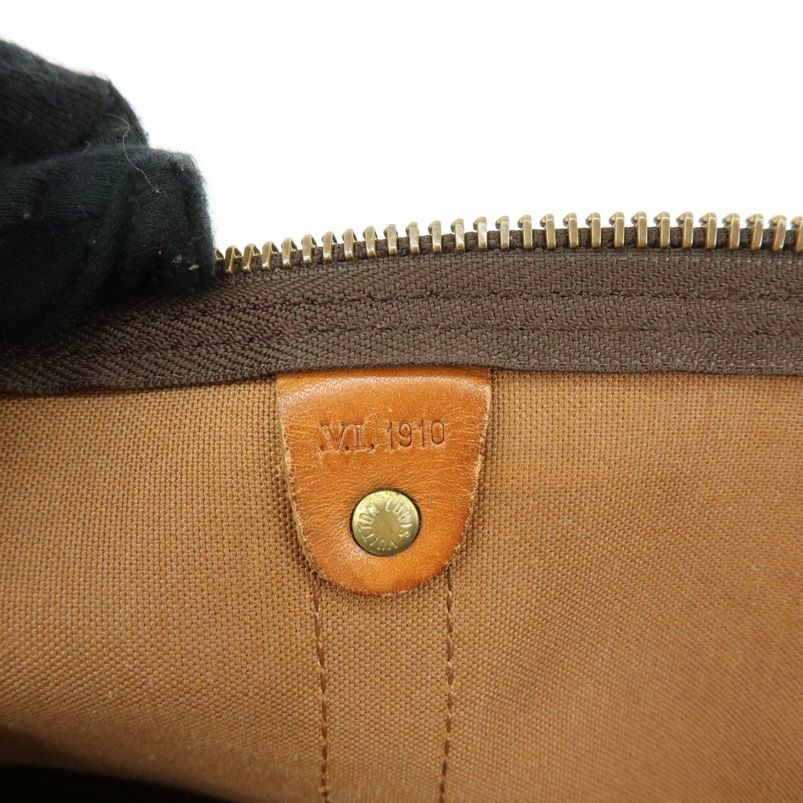 Louis Vuitton Monogram Keep All Bandouliere 45 Boston Bag M41418