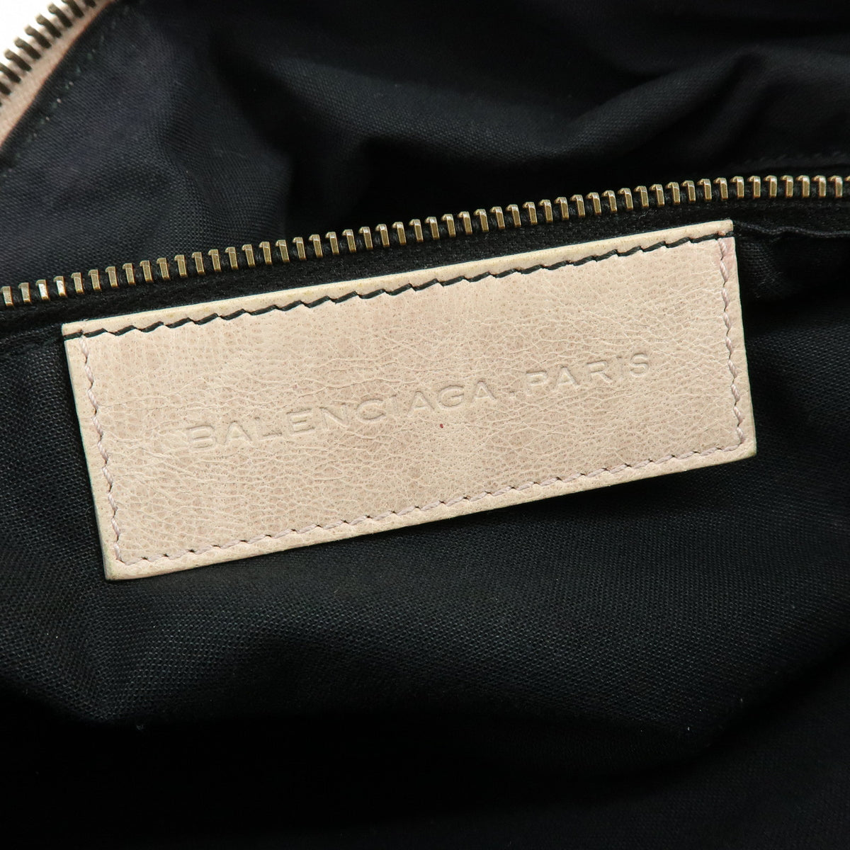 BALENCIAGA The Twiggy Leather 2Way Hand Bag White Light Purple 128523