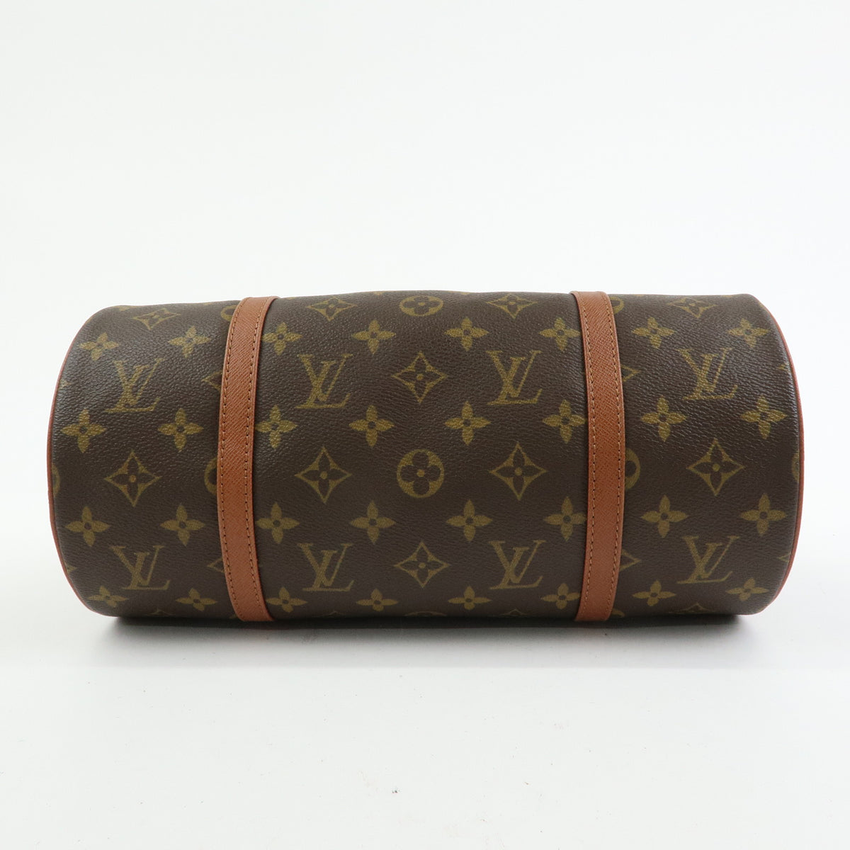 Louis Vuitton Monogram Papillon 30 Hand Bag Brown M51365