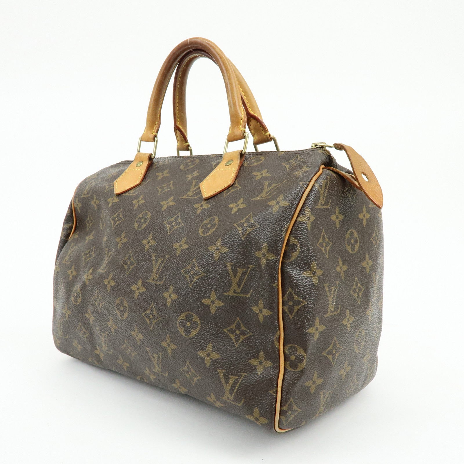 Louis Vuitton Monogram Speedy 30 Boston Bag Hand Bag Brown M41526