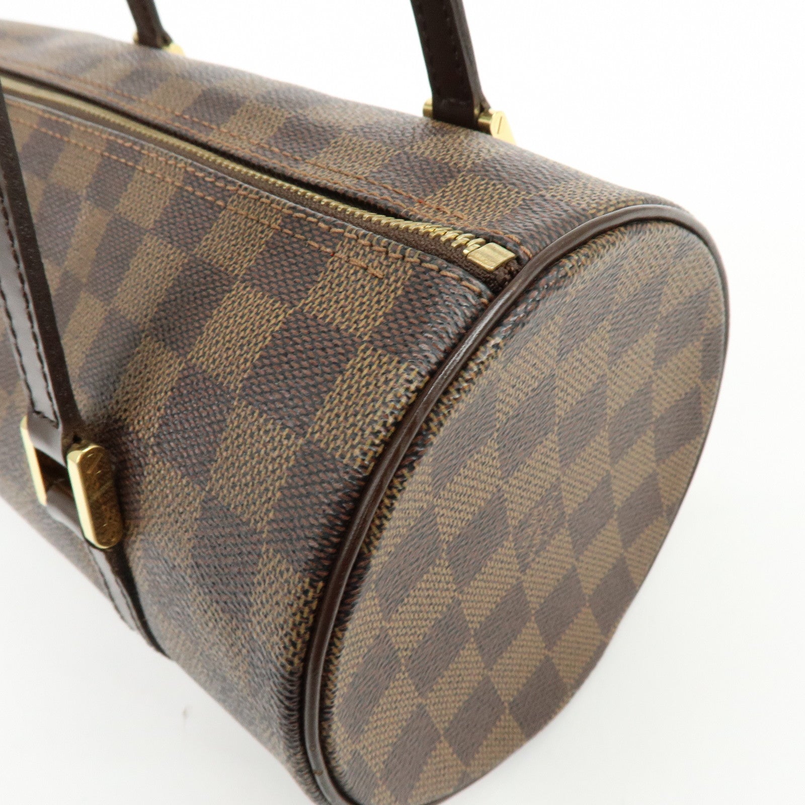 Louis Vuitton Damier Ebene Papillon 26 Hand Bag Brown N51304