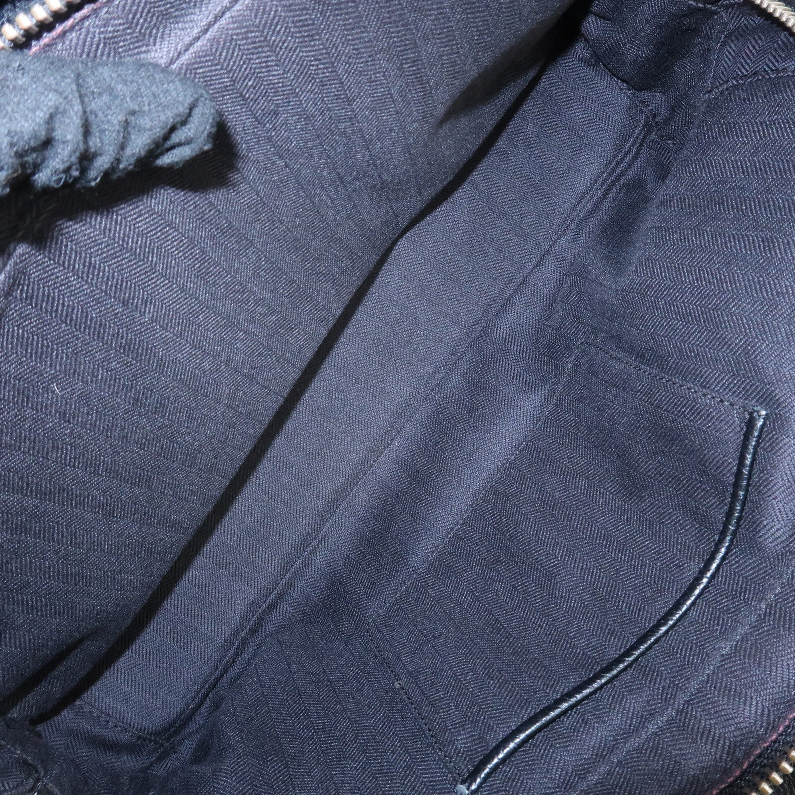 LOEWE Amazona 35 Anagram Denim Leather Junya Watanabe Hand Bag Used