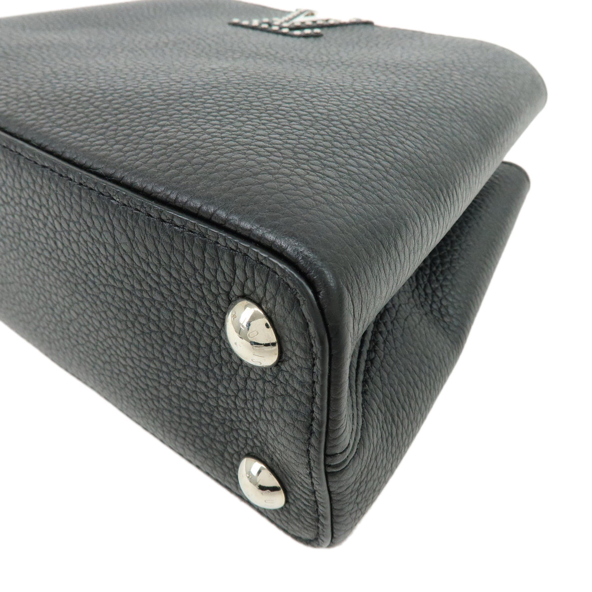 Louis Vuitton Capucines BB Taurillon Leather 2Way Hand Bag Noir M24728