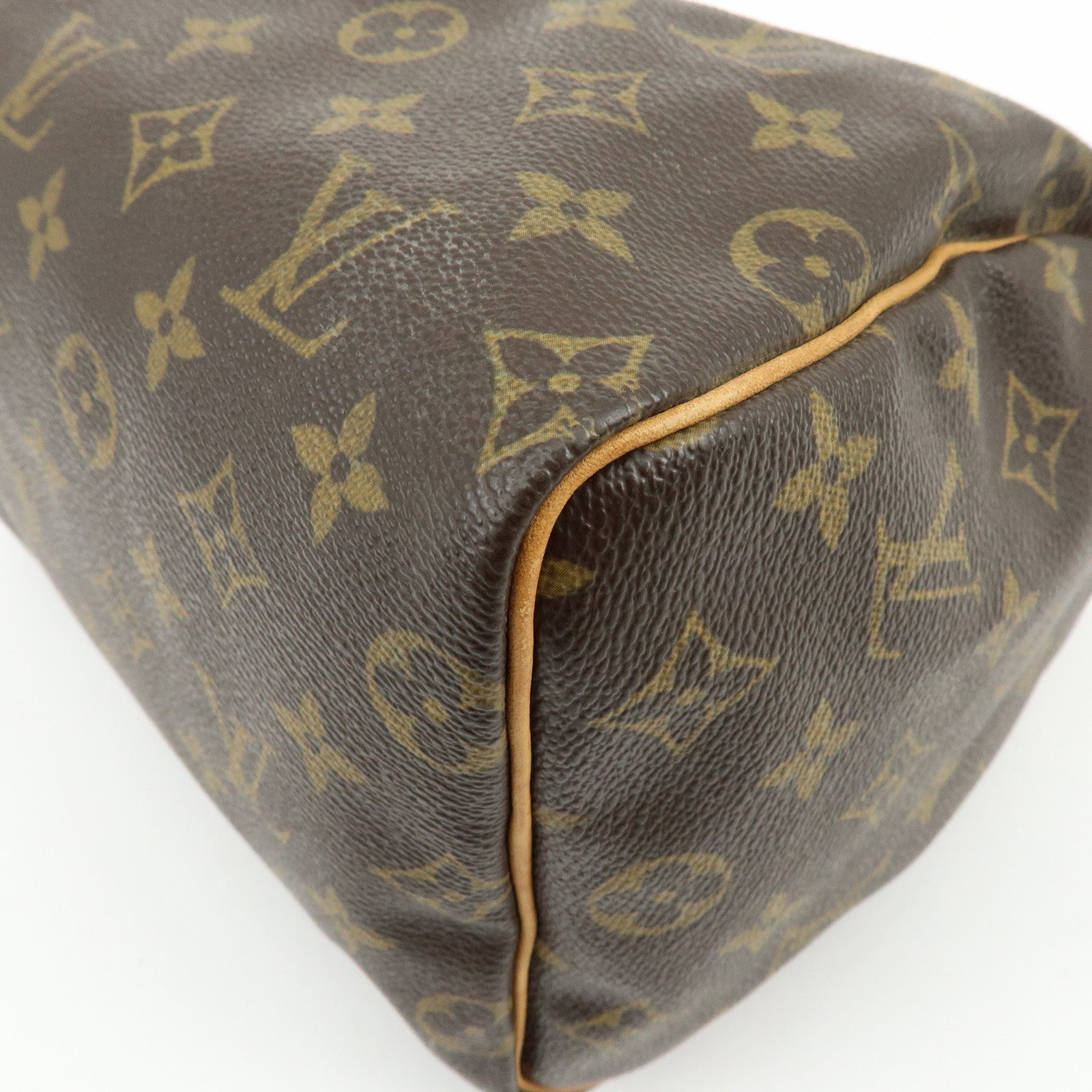Louis Vuitton Monogram Speedy 25 Boston Bag Hand Bag Brown M41528