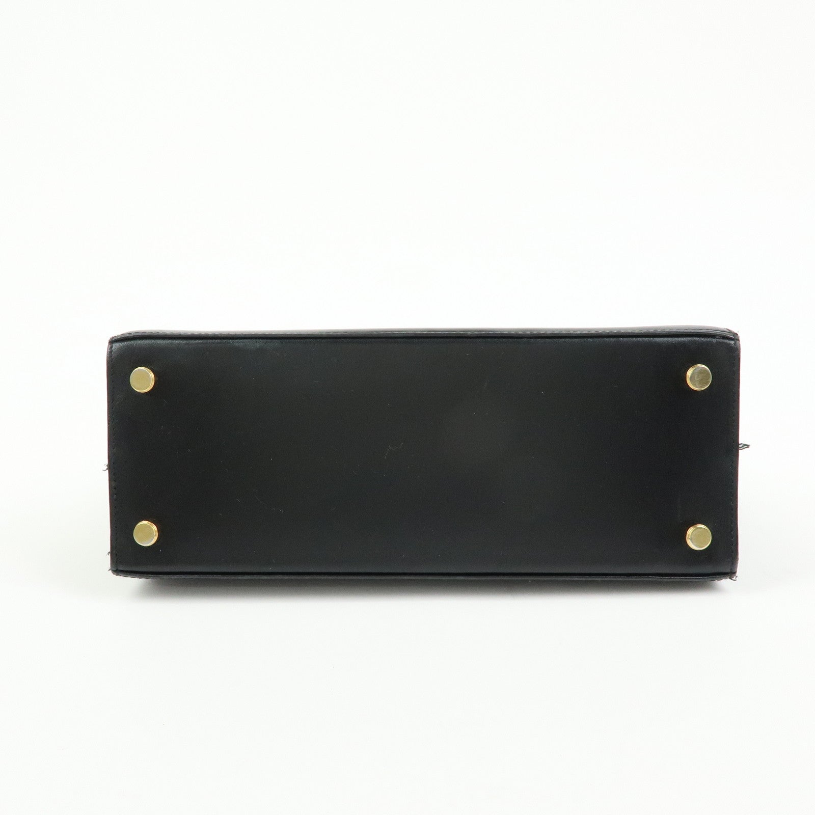 Ferragamo Vara Ribbon Leather 2Way Bag Hand Bag Black