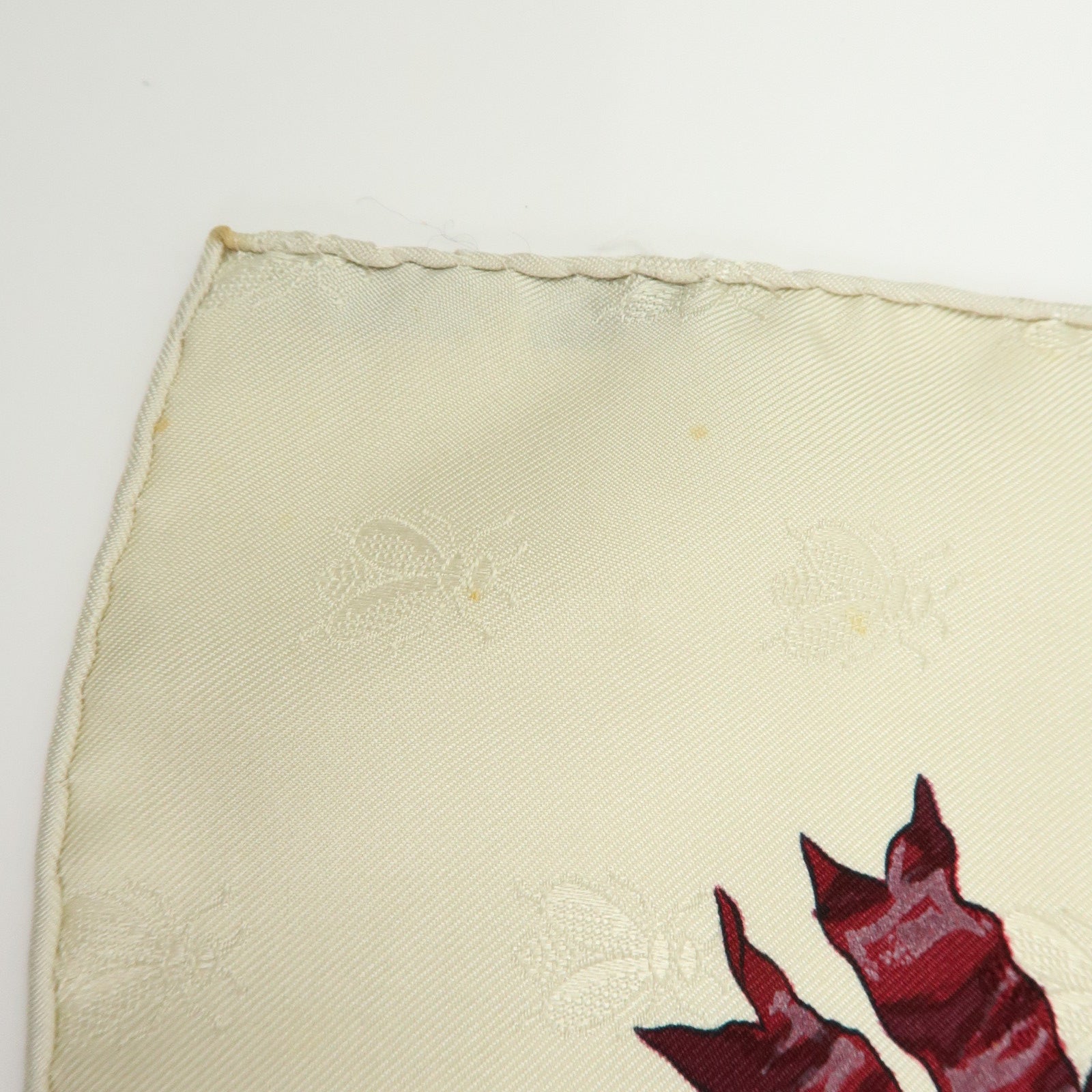 HERMES Carre 90 Silk 100% Scarf NAPOLEON Green White Red