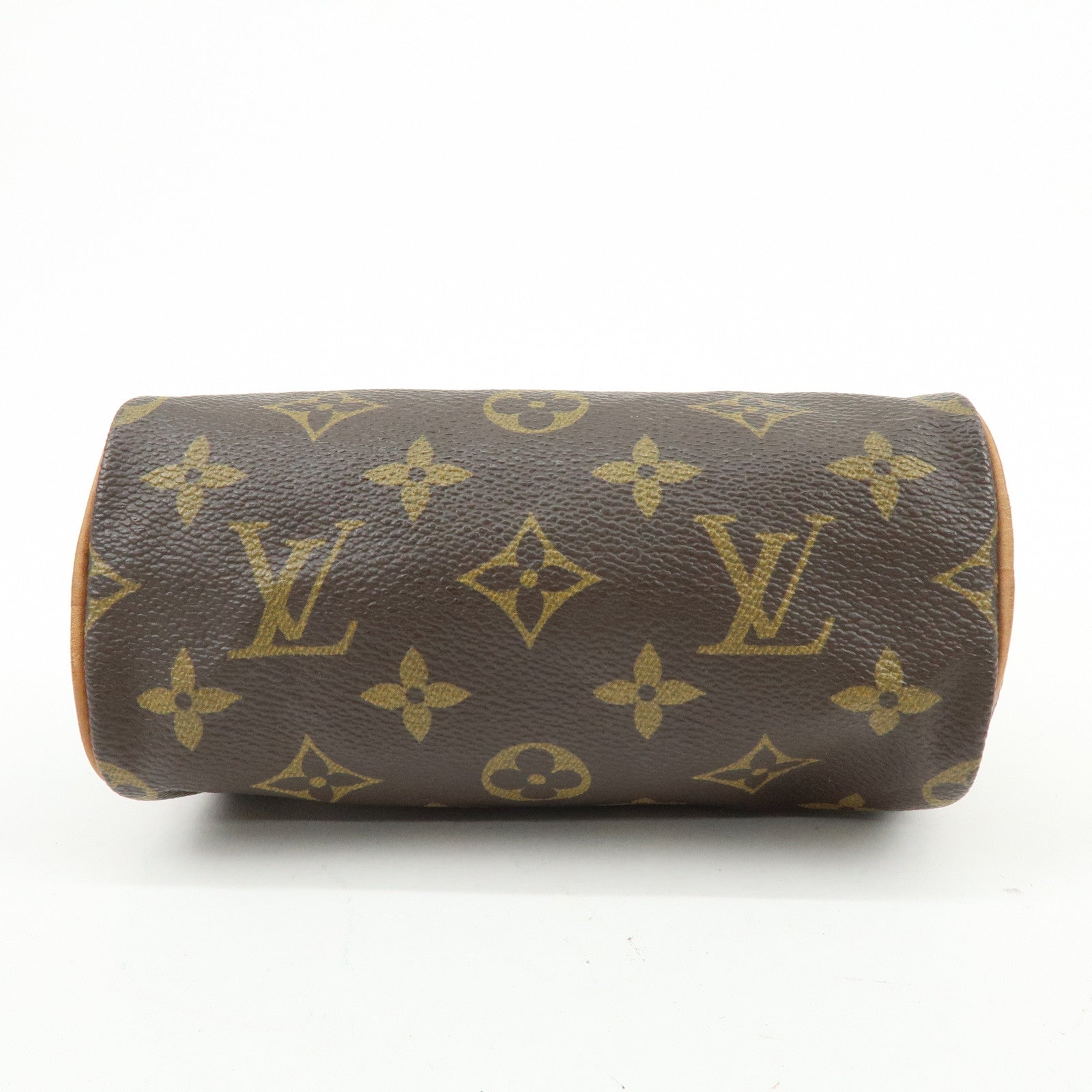 Louis Vuitton Monogram Mini Speedy Hand Bag and Strap Brown M41534 Lot