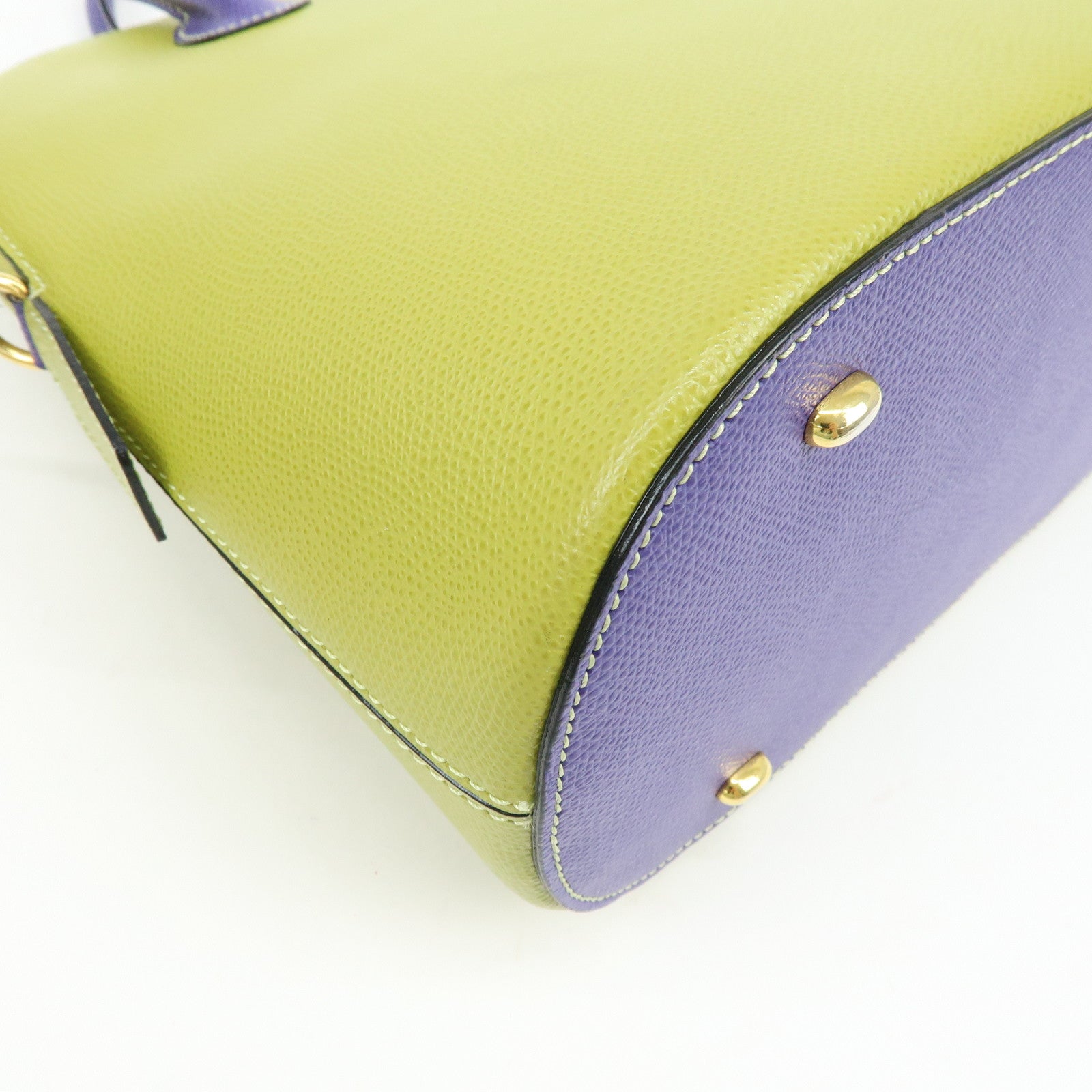 CELINE Leather 2Way Shoulder Hand Bag