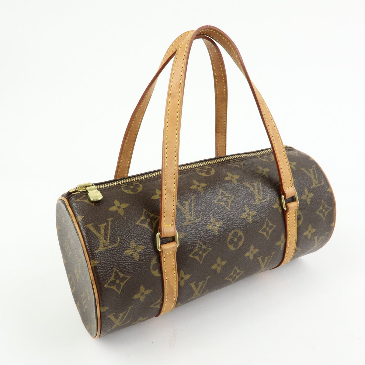 Louis Vuitton Monogram Papillon 26 Hand Bag Brown M51386