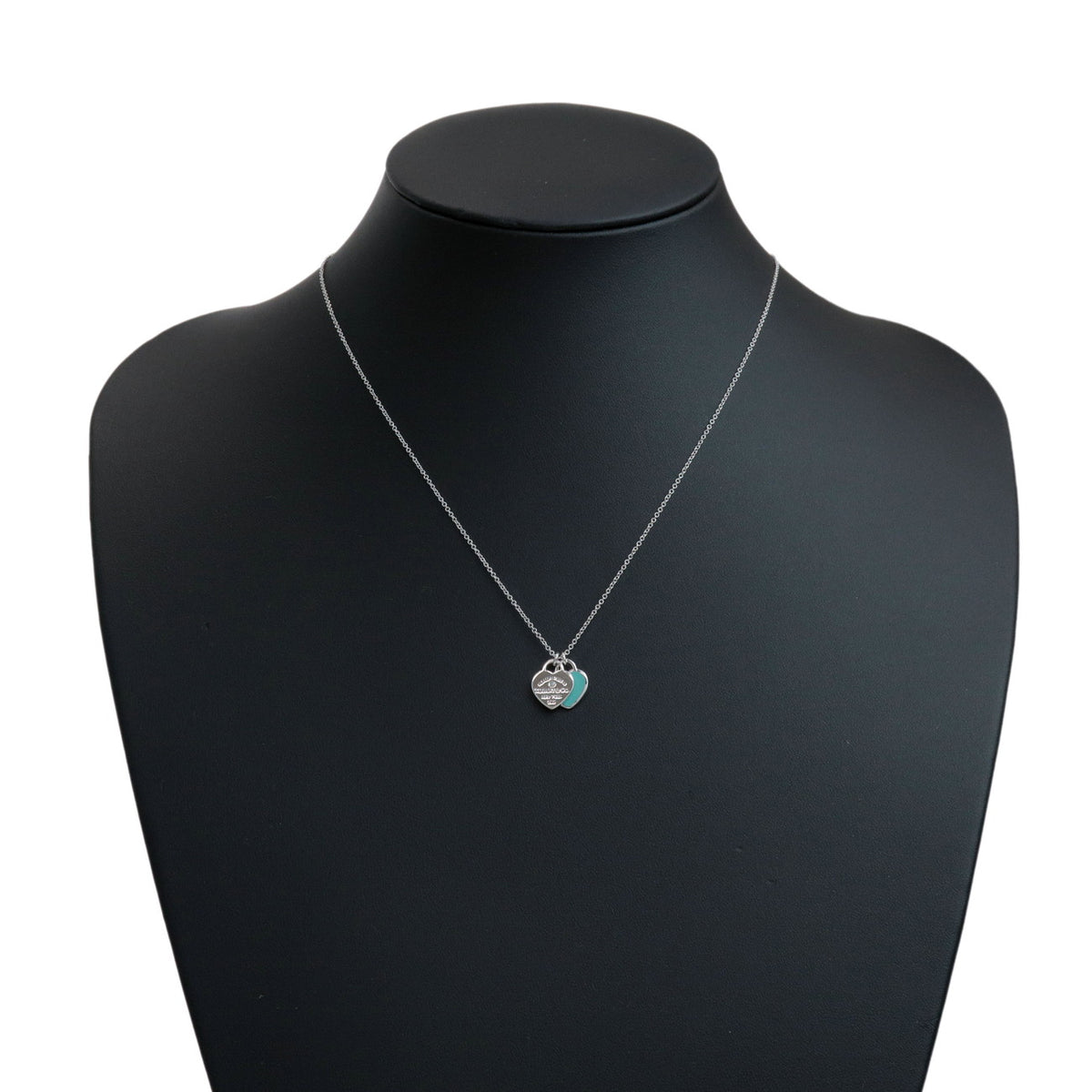 Tiffany & Co Return to Tiffany Double Heart Tag 1P Diamond Necklace