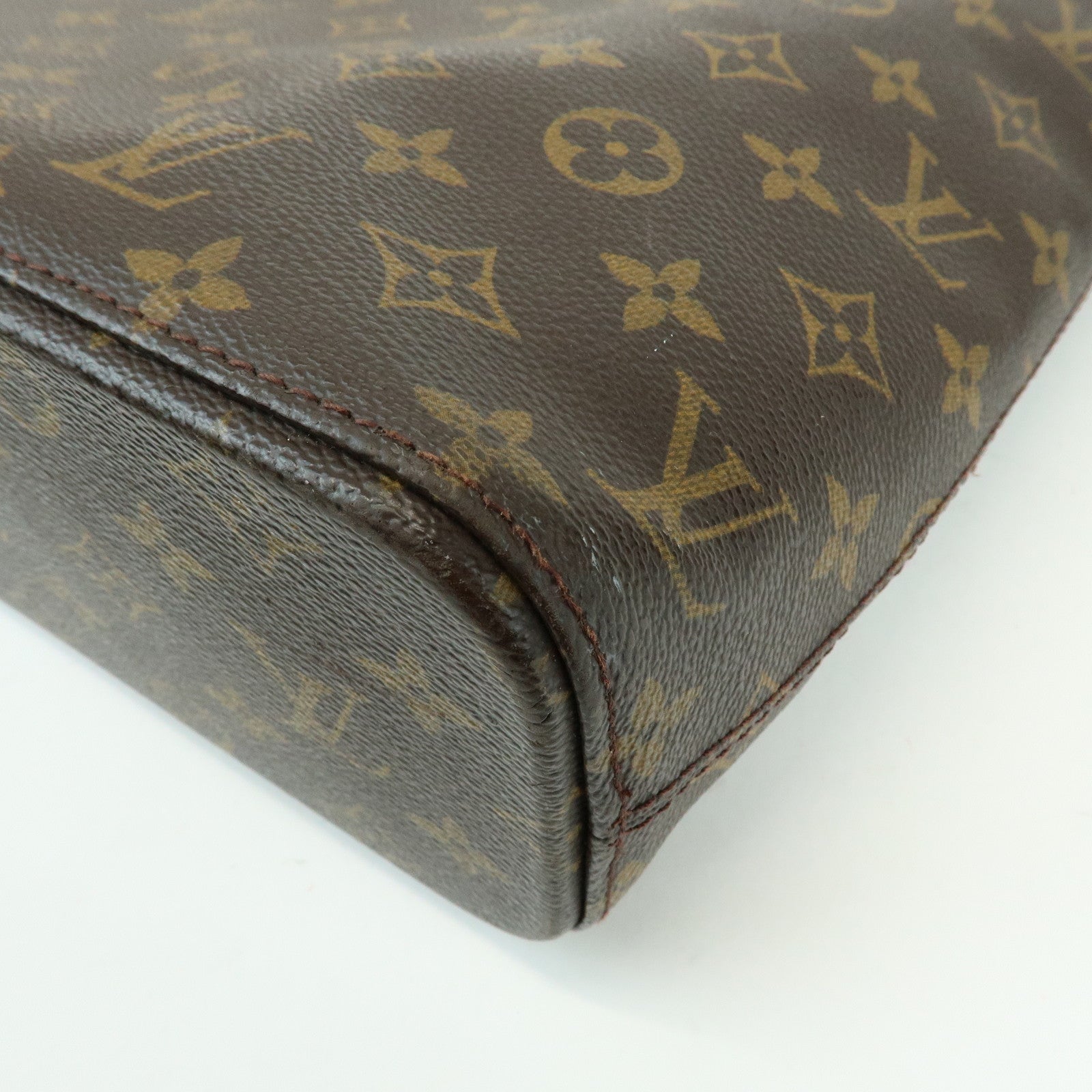 Louis Vuitton Monogram Luco Tote Bag Shoulder Bag Brown M51155
