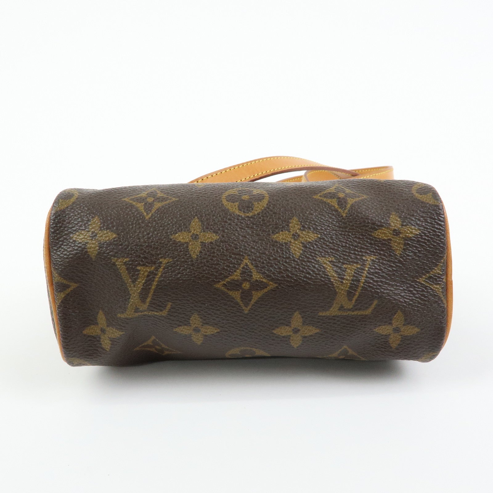 Louis Vuitton Monogram Mini Speedy Canvas Hand Bag & Strap M41534