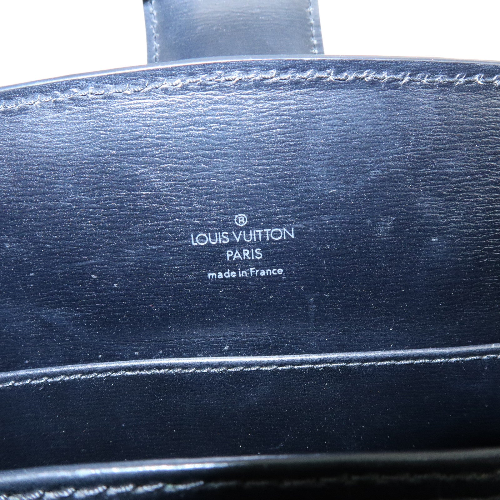 Louis Vuitton Epi Capuchin Shoulder Crossbody Bag Noir Black M52342