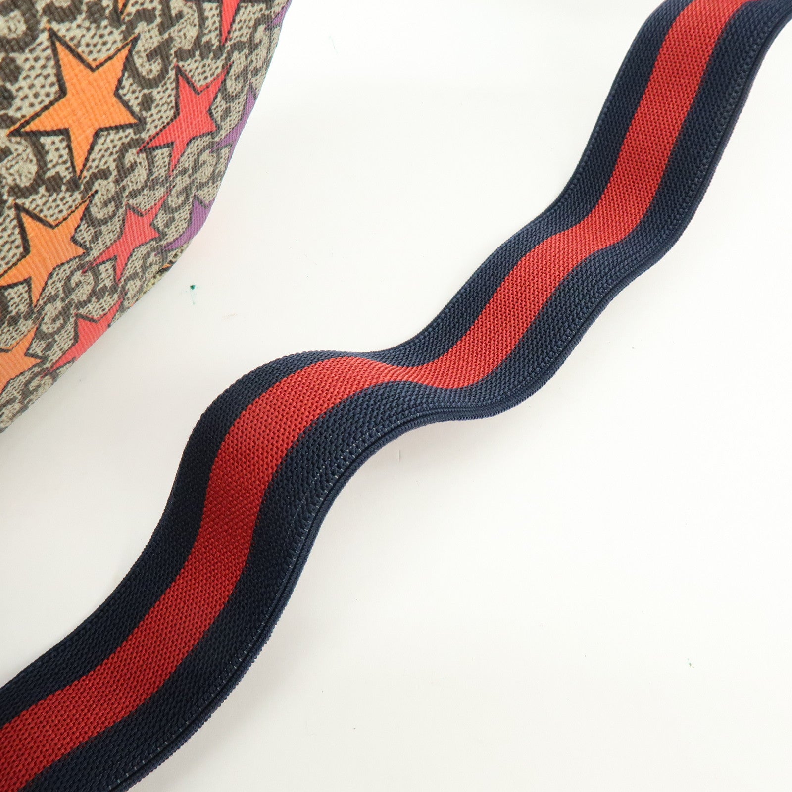 GUCCI Children's GG Supreme Body Waist Bag Multicolor Star Motif 502095