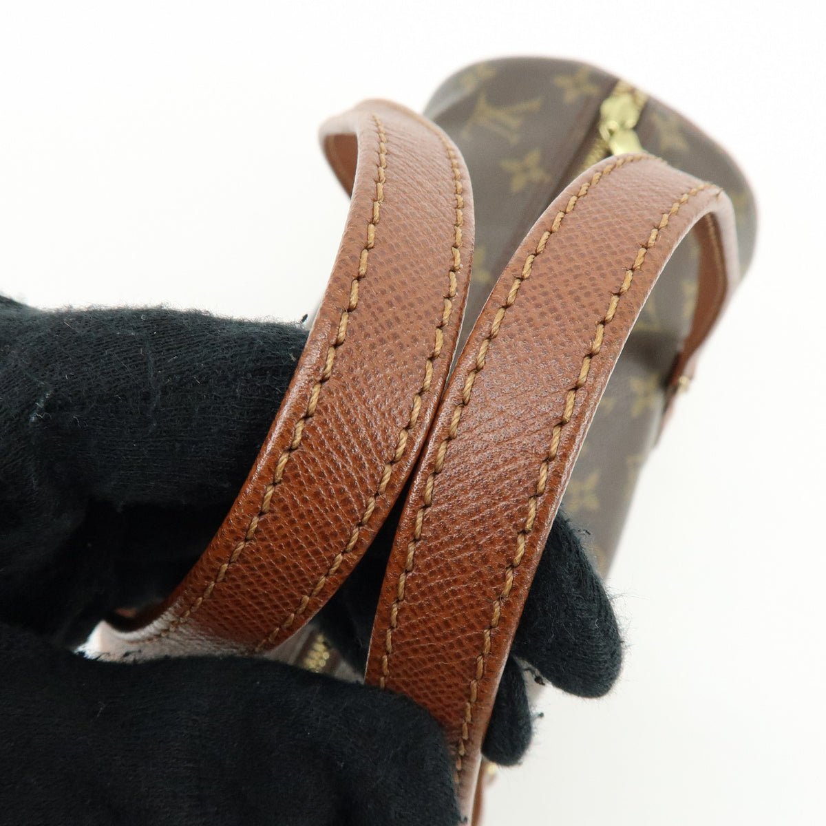 Louis Vuitton Monogram Papillon 30 Hand Bag Brown M51365