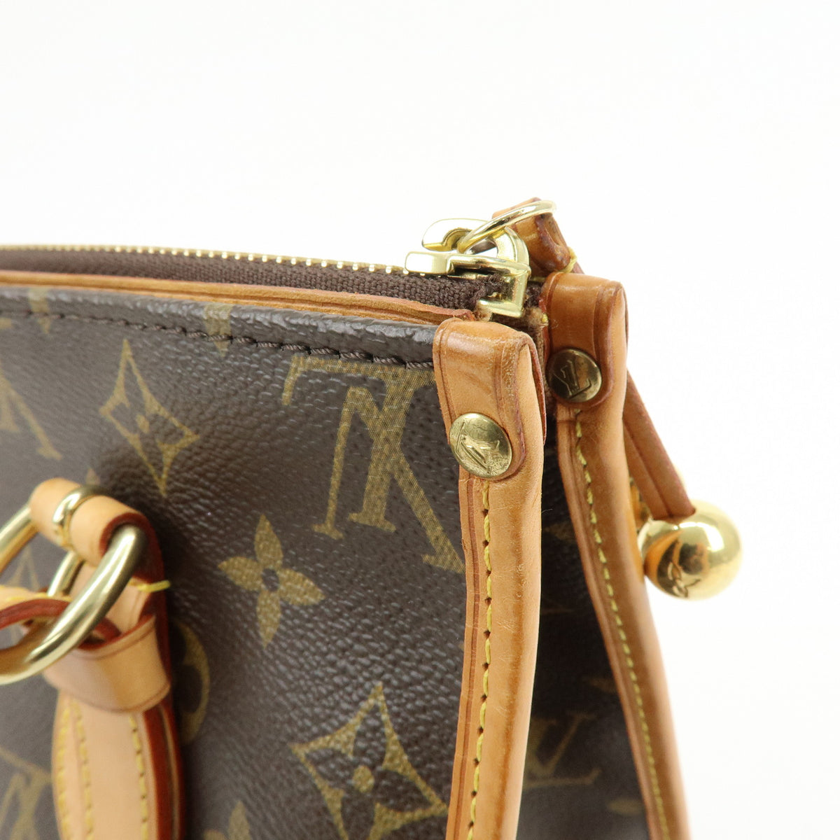 Louis Vuitton Monogram Popincourt Haut Shoulder Bag Brown M40007