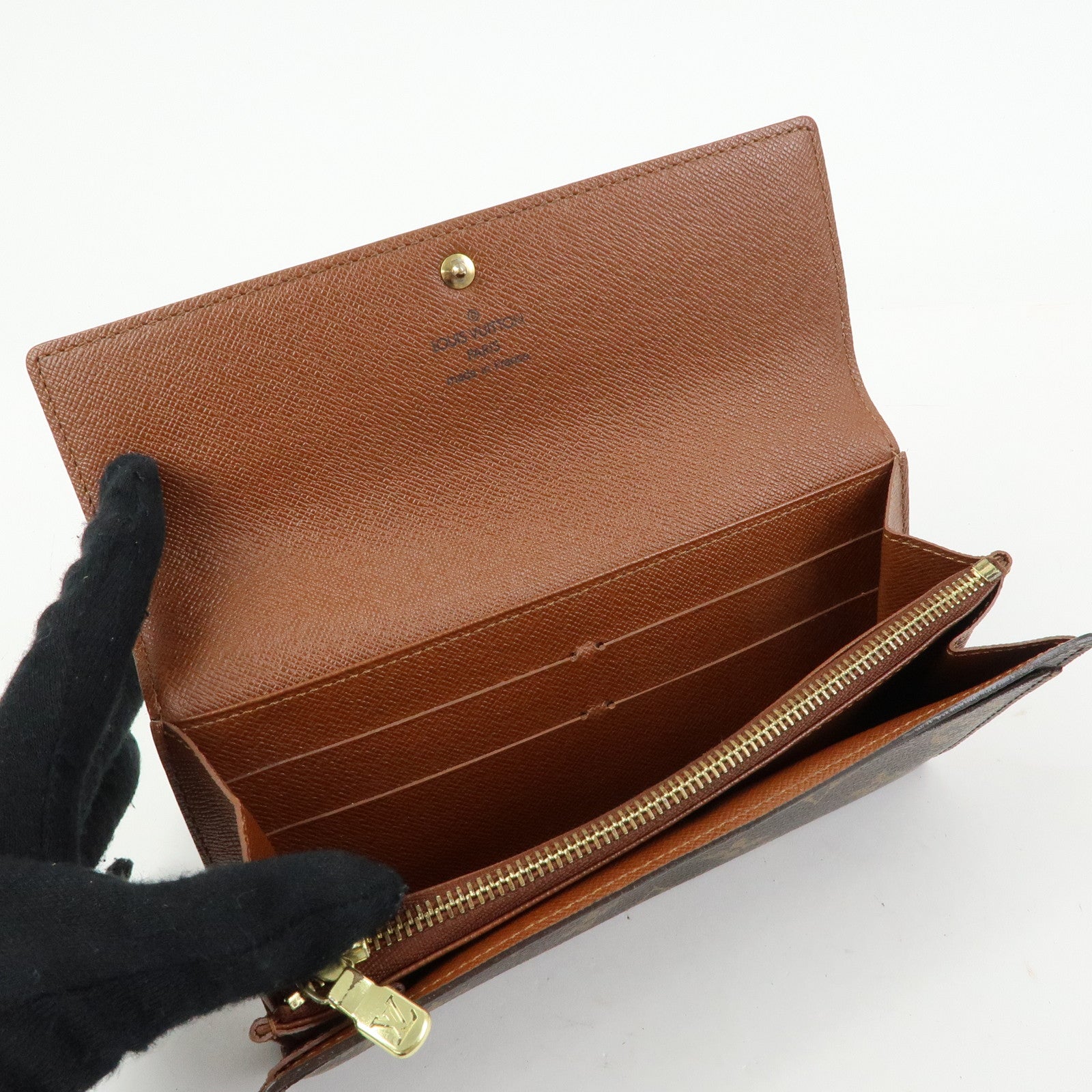 Louis Vuitton Monogram Porte Monnaie Credit Long Wallet M61726
