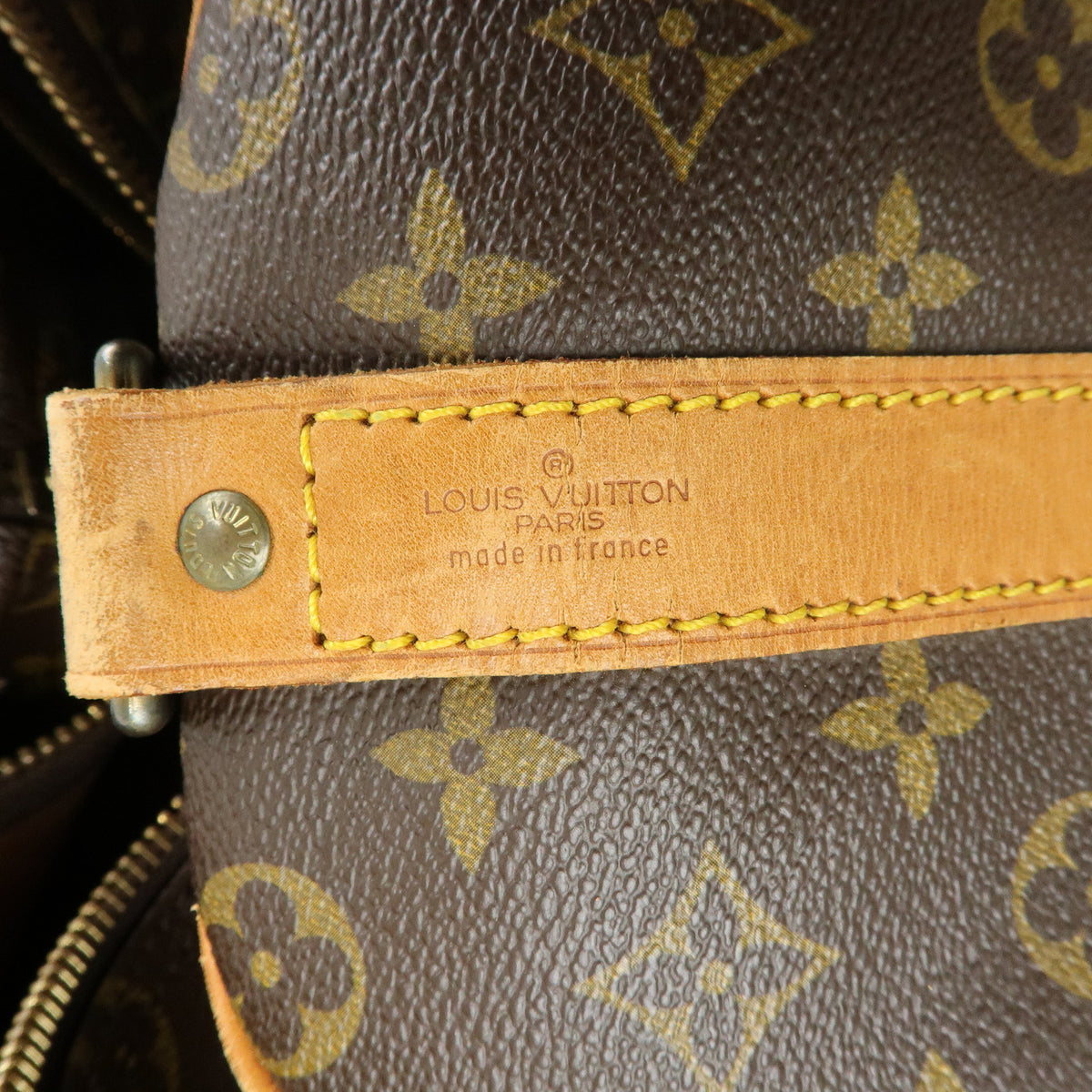 Louis Vuitton Monogram Keep All Bandouliere 50 Boston Bag M41416