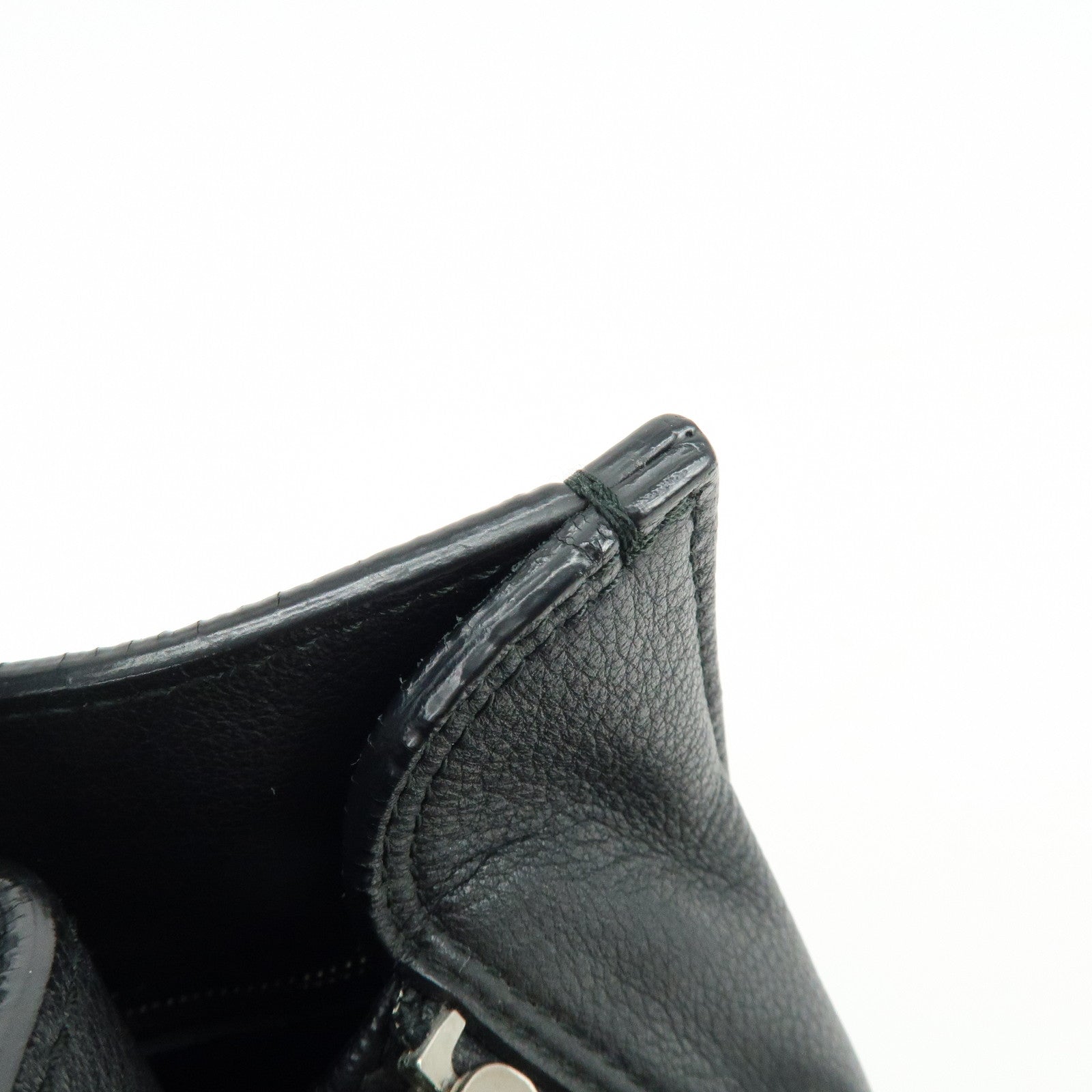 BALENCIAGA Paper A6 Mini Leather 2Way Hand Shoulder Bag Black 370926