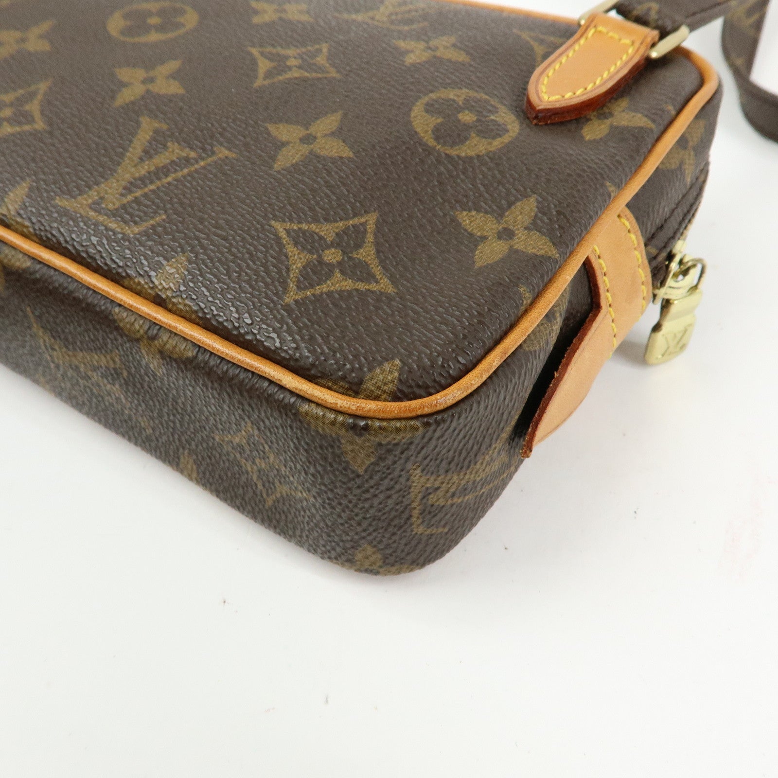 Louis Vuitton Monogram Pochette Marly Bandouliere Bag Brown M51828