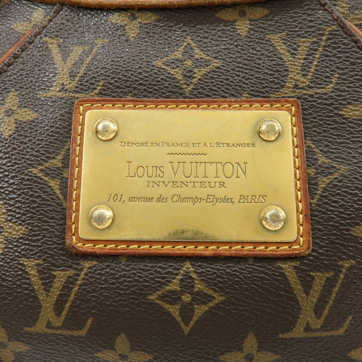 Louis Vuitton Monogram Thames PM Shoulder Bag Hand Bag Brown M56384