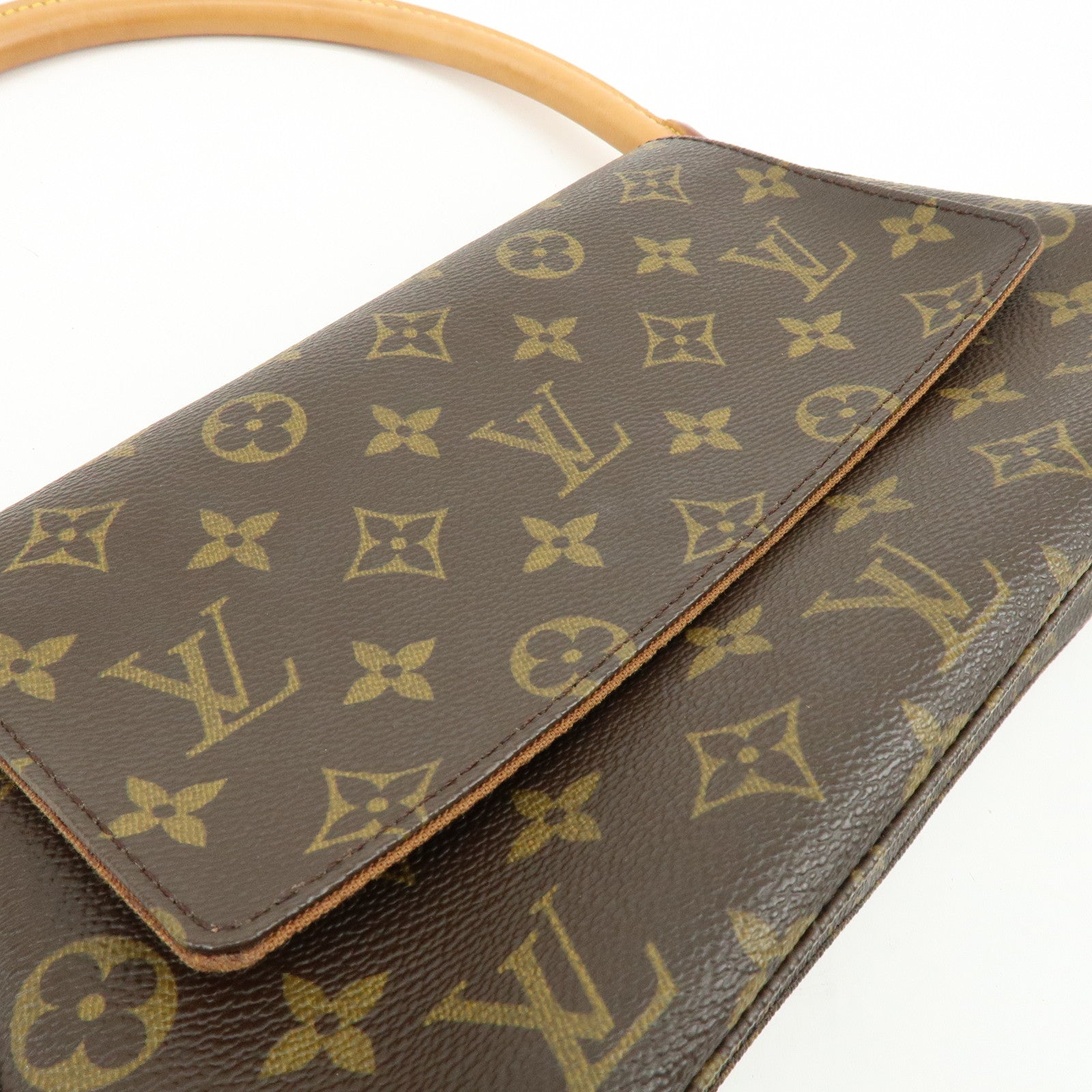 Louis Vuitton Monogram Mini Looping Shoulder Bag Brown M51147