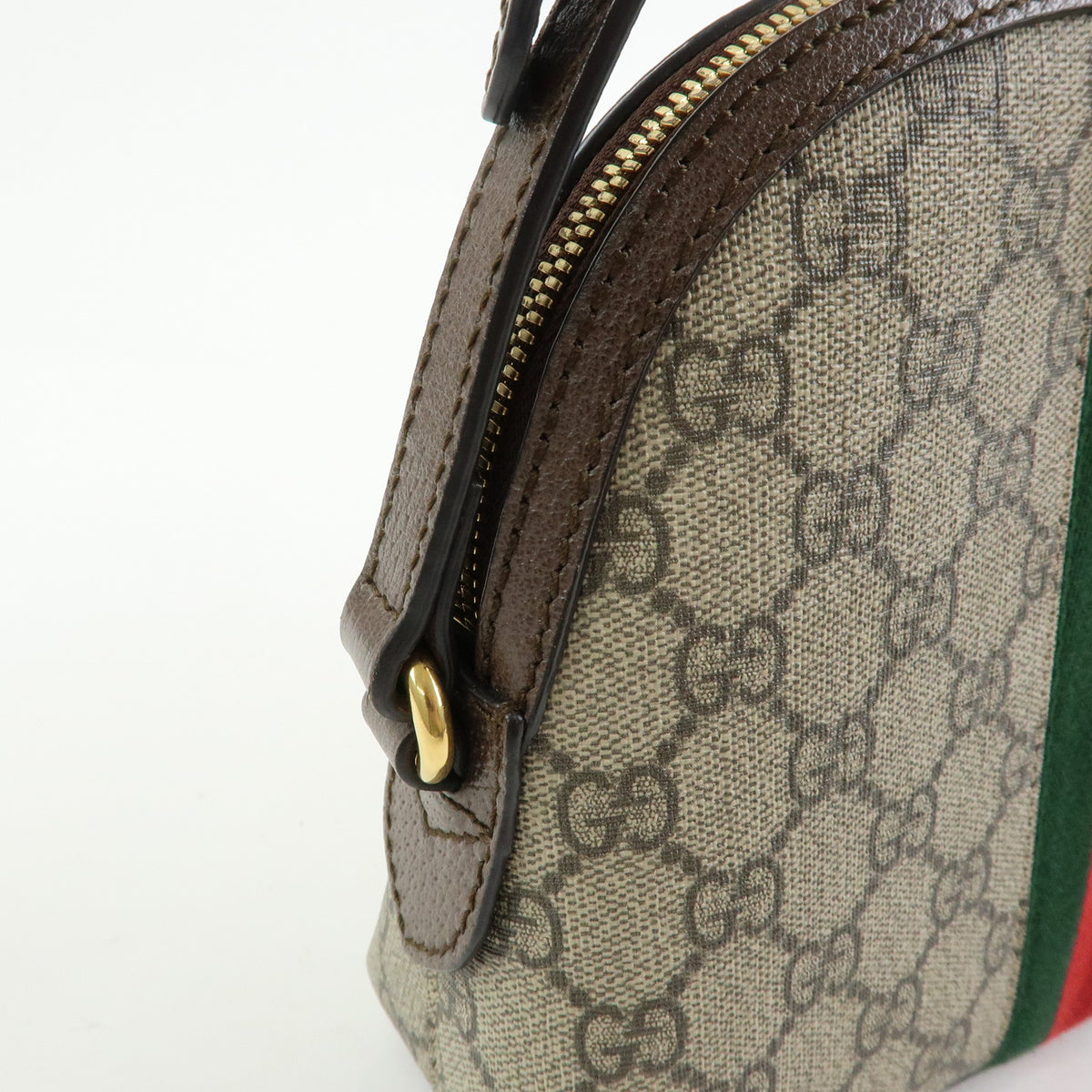 GUCCI Ophidia Sherry Double G GG Supreme Leather Shoulder Bag 499621